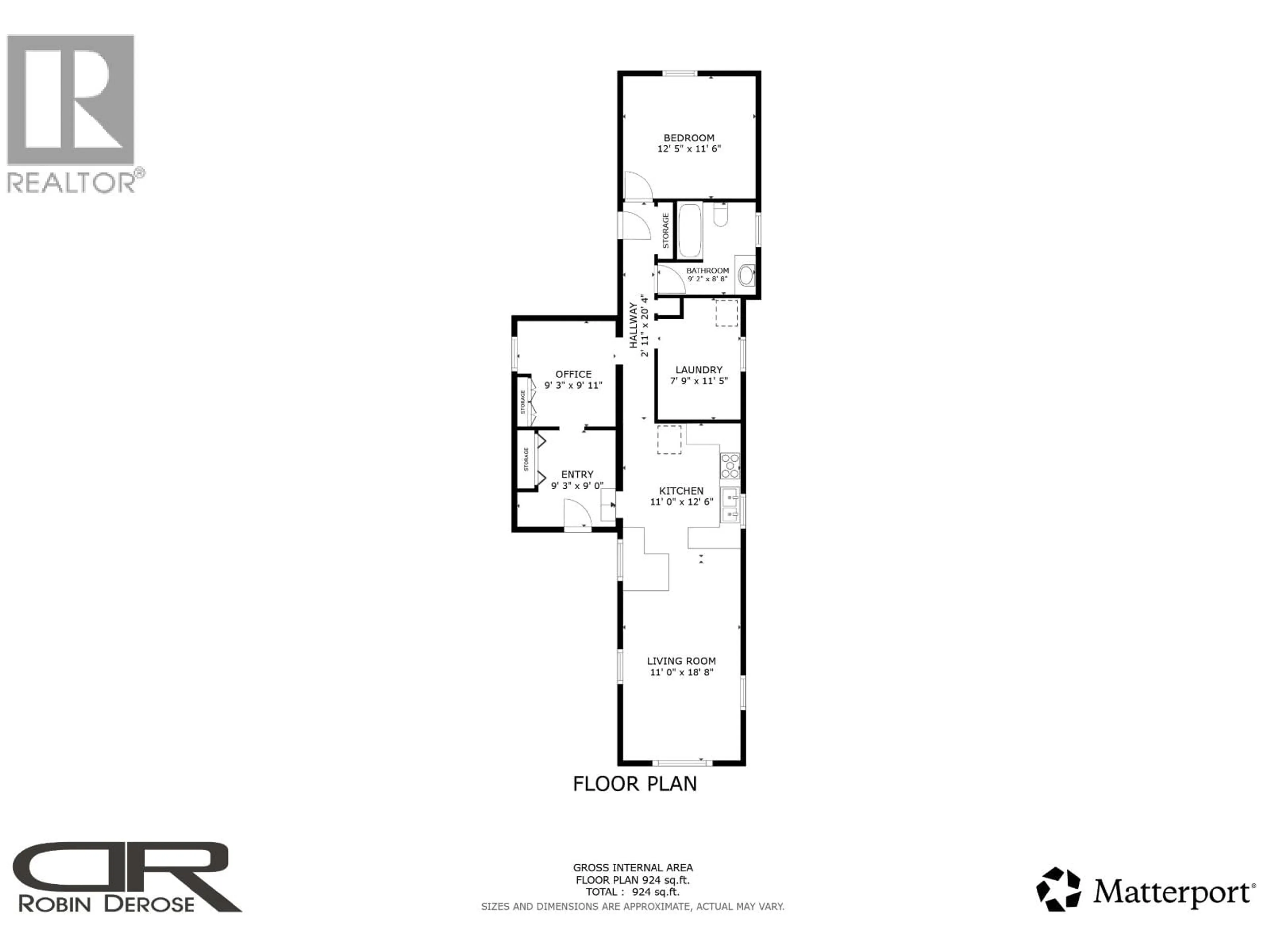 Floor plan for 111 - 9207 82 STREET, Fort St. John British Columbia V1J5G5