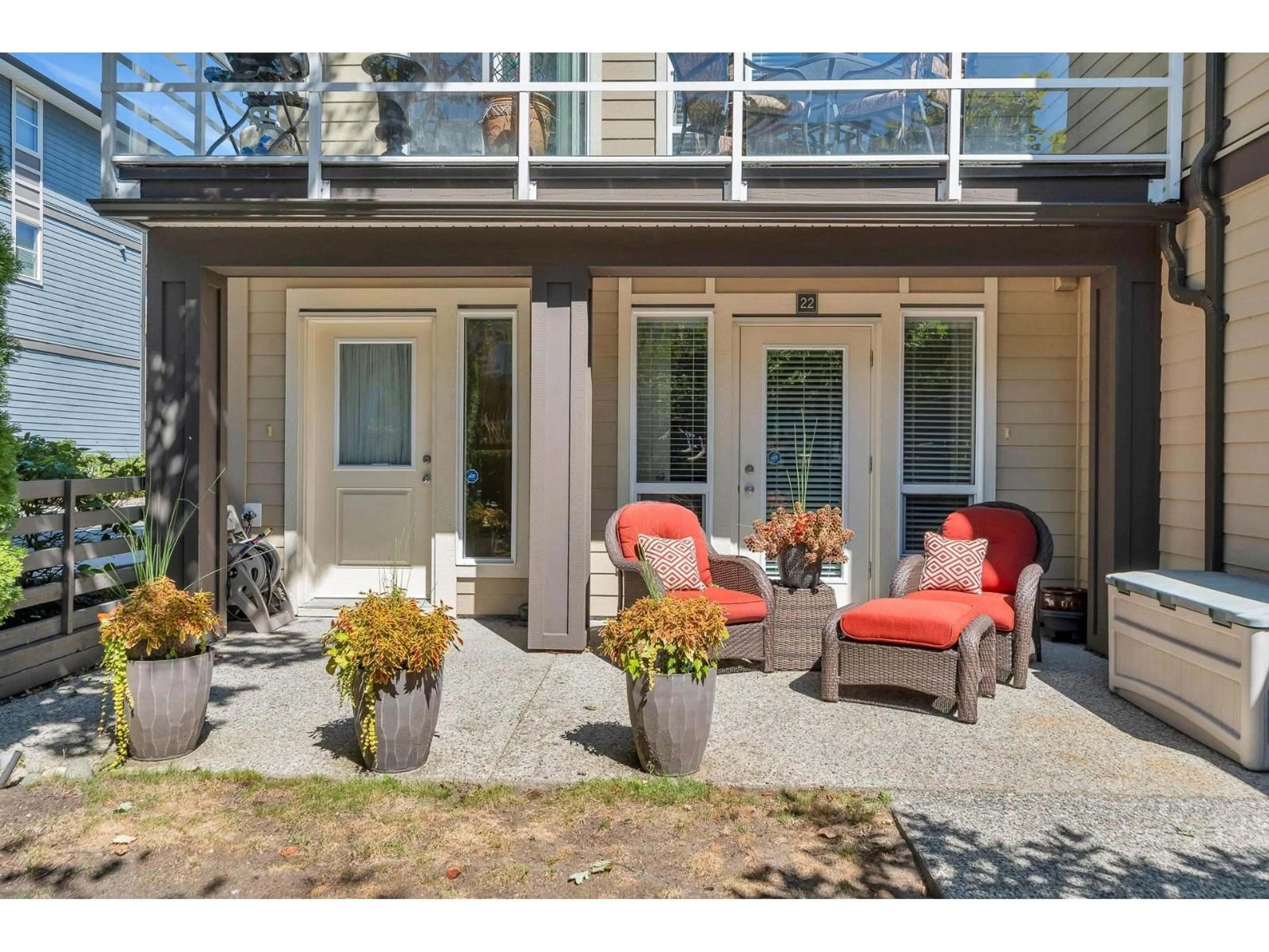 Patio, street for 22 - 15405 31 AVENUE, Surrey British Columbia V3Z2W5