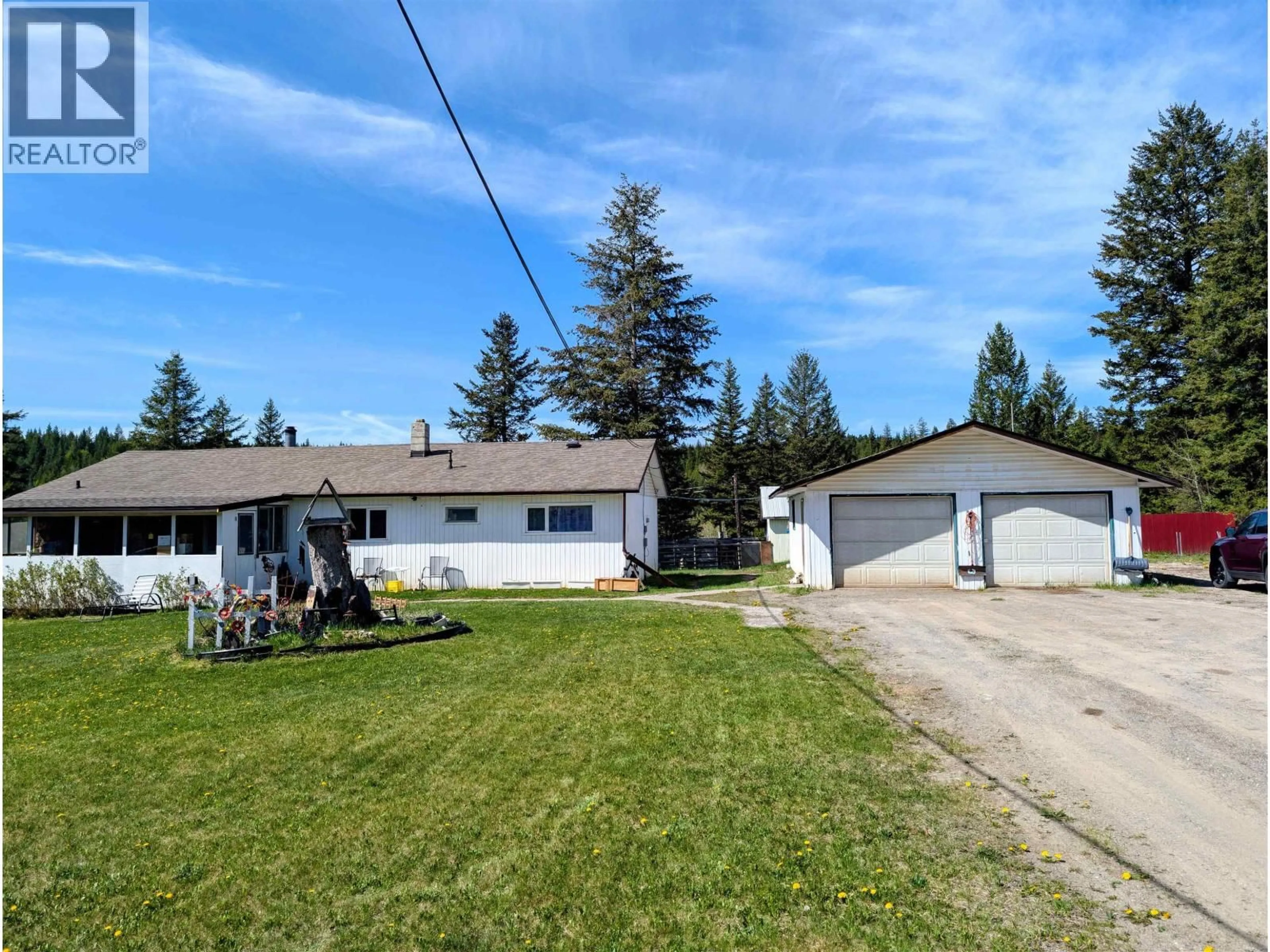 A pic from outside/outdoor area/front of a property/back of a property/a pic from drone, street for 4117 CARIBOO 97 HIGHWAY, Williams Lake British Columbia V2G5L7