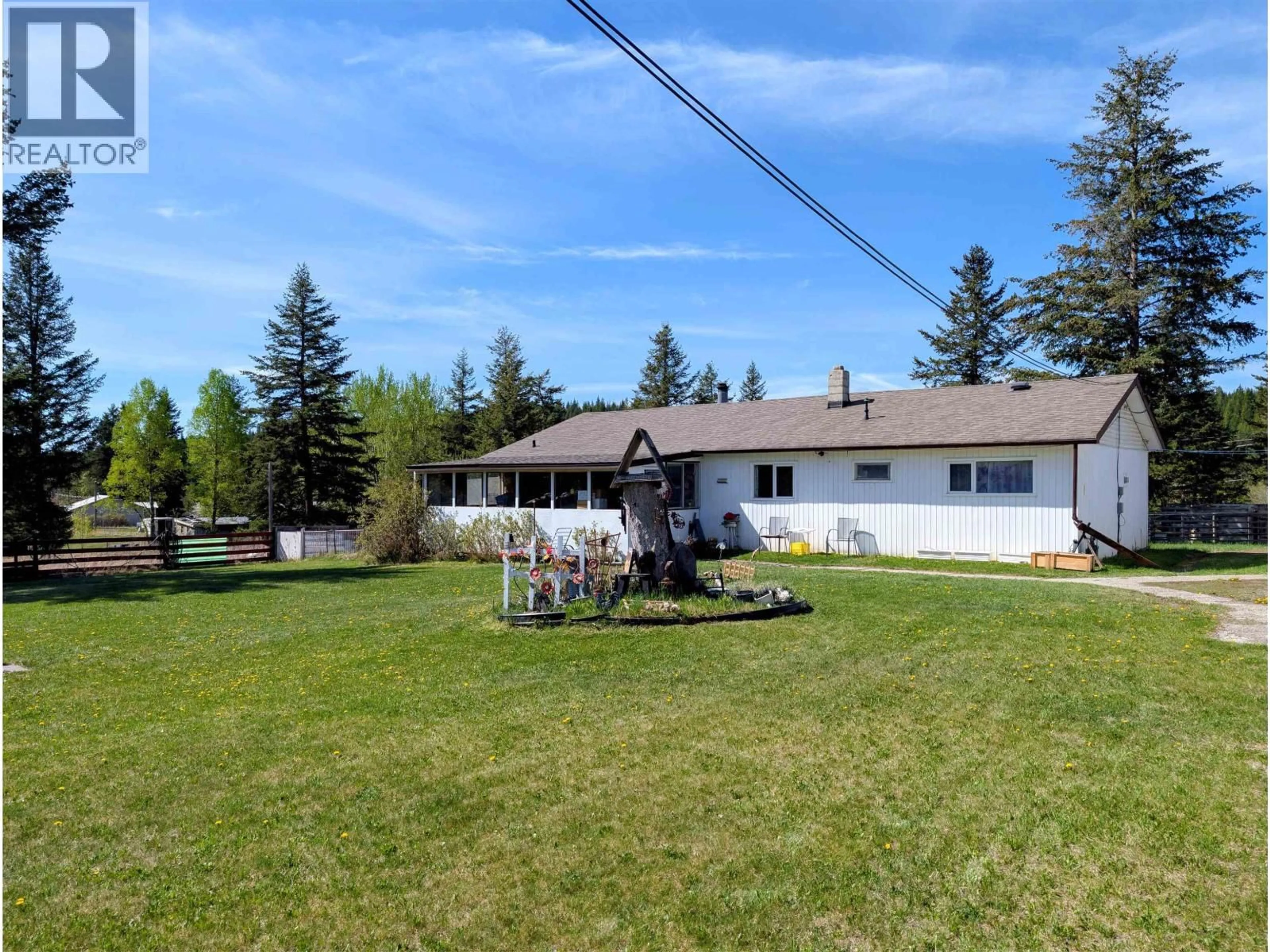 A pic from outside/outdoor area/front of a property/back of a property/a pic from drone, mountain view for 4117 CARIBOO 97 HIGHWAY, Williams Lake British Columbia V2G5L7
