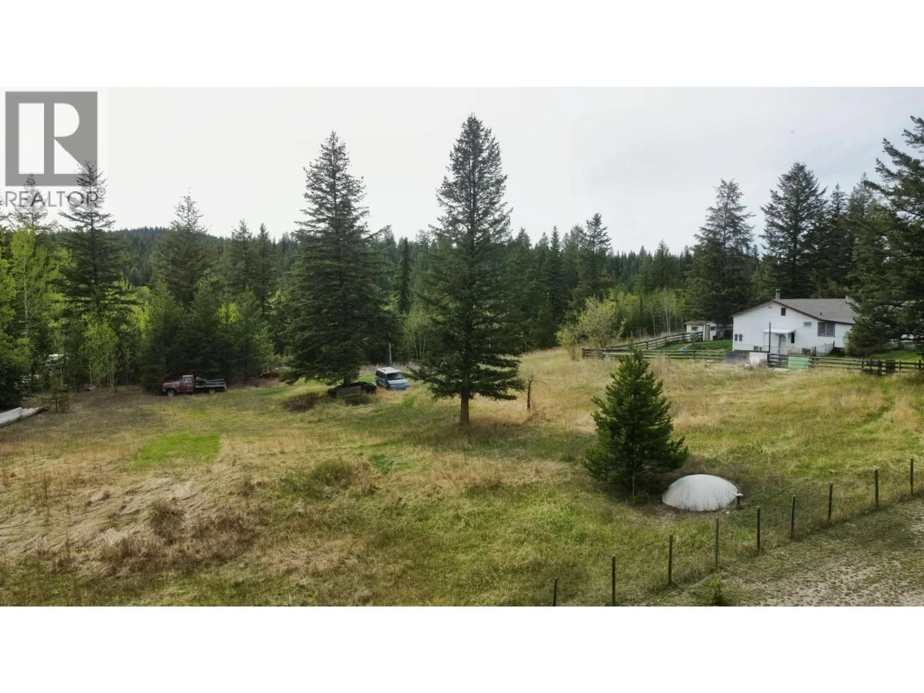 A pic from outside/outdoor area/front of a property/back of a property/a pic from drone, forest/trees view for 4117 CARIBOO 97 HIGHWAY, Williams Lake British Columbia V2G5L7