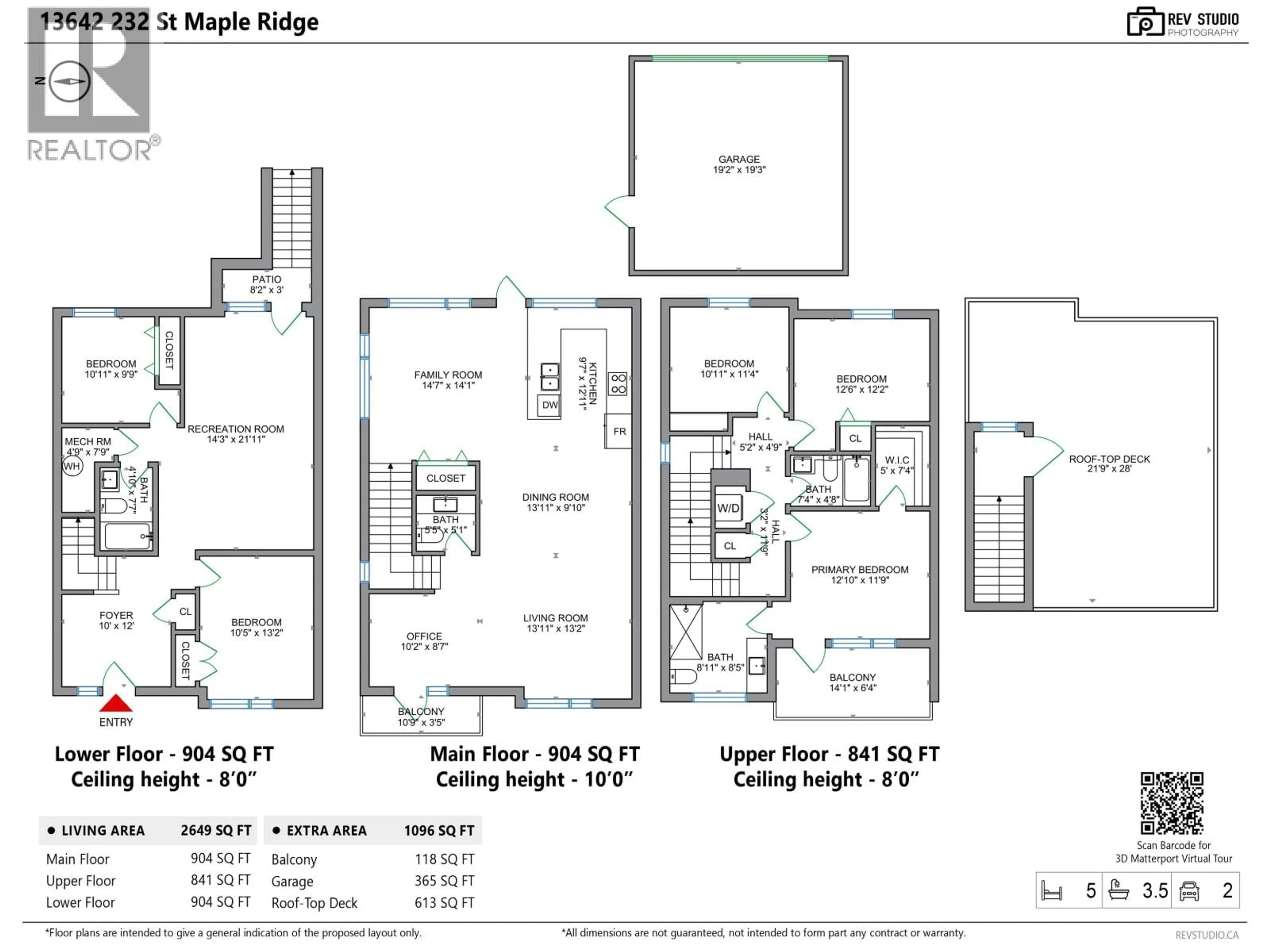 Floor plan for 13642 232 STREET, Maple Ridge British Columbia V4R0H1