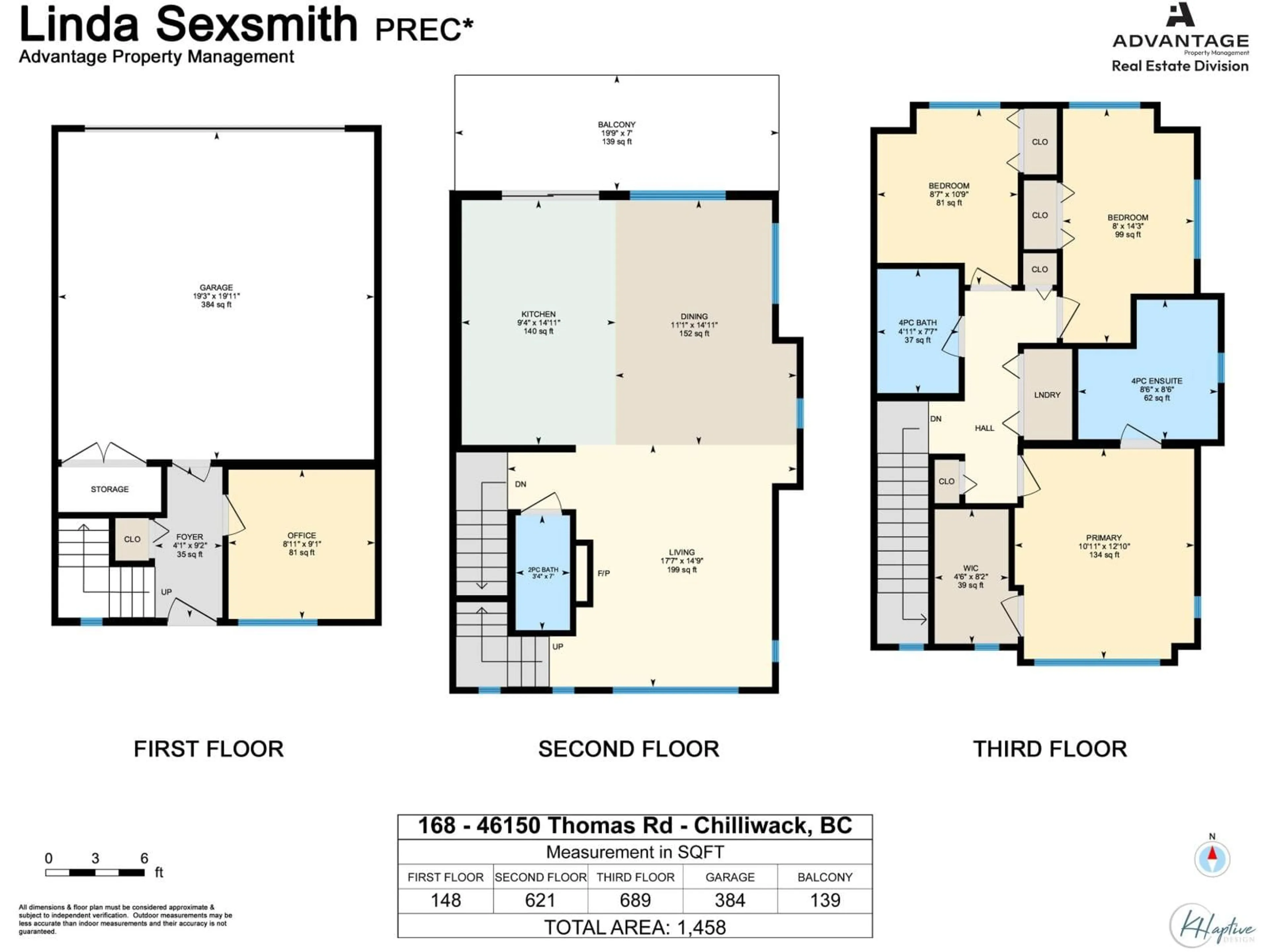 Floor plan for 168 - 46150 THOMAS ROAD, Chilliwack British Columbia V2R6B3