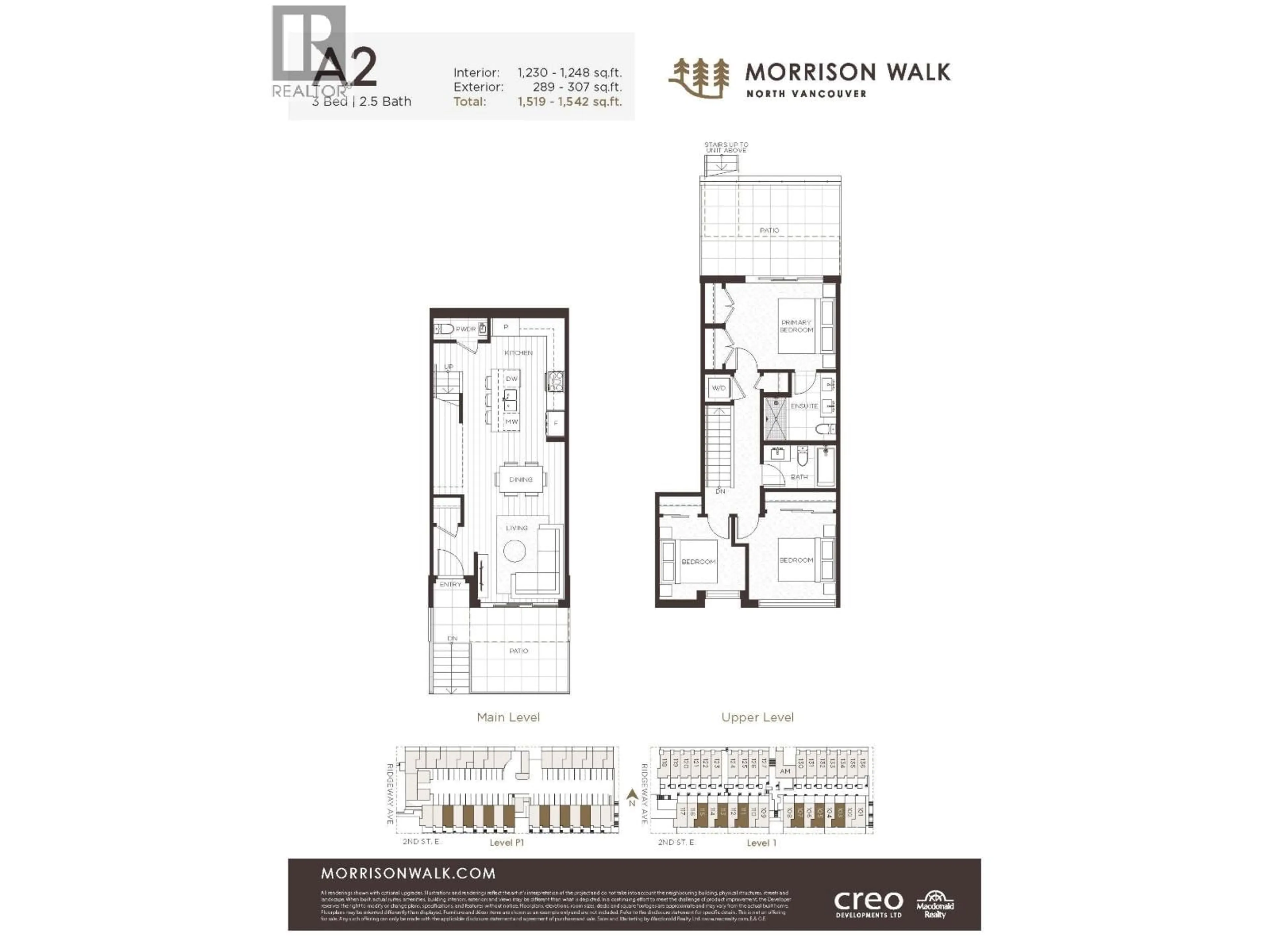 Floor plan for 107 - 602 2ND STREET, North Vancouver British Columbia V7L1G7
