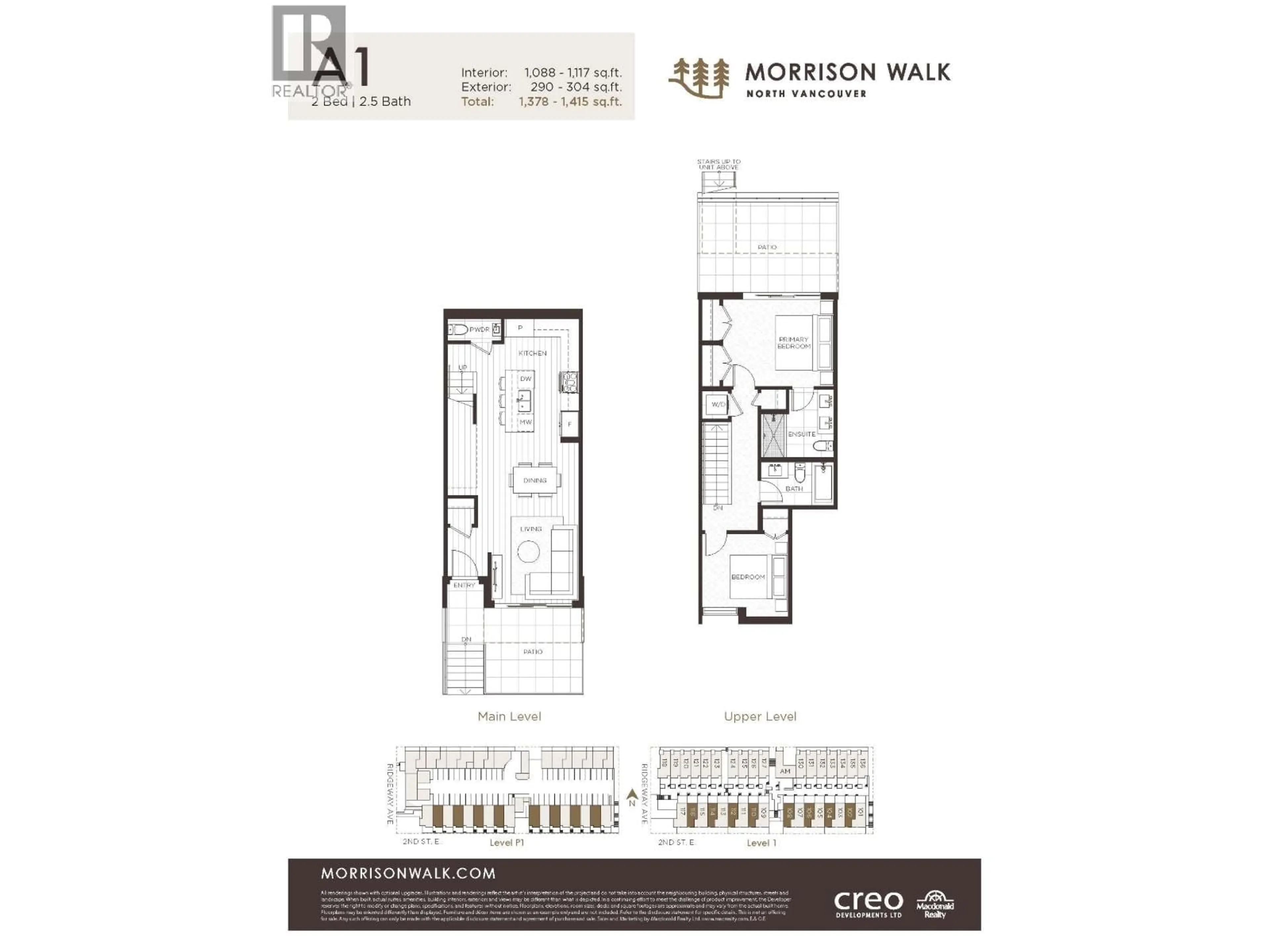 Floor plan for 102 - 602 2ND STREET, North Vancouver British Columbia V7L1G7