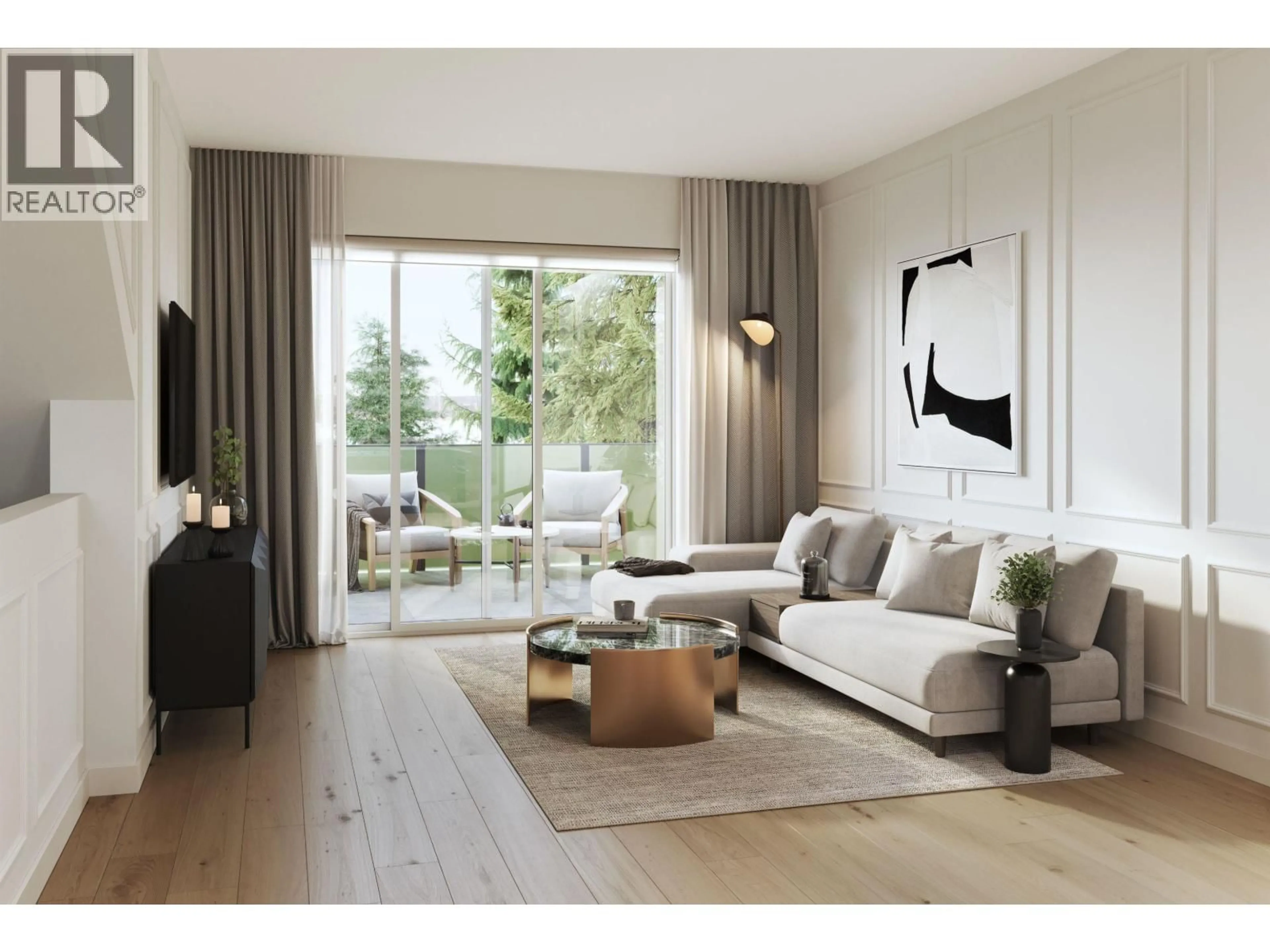 Living room with furniture, wood/laminate floor for 131 - 602 E 2ND STREET, North Vancouver British Columbia V7L1G7