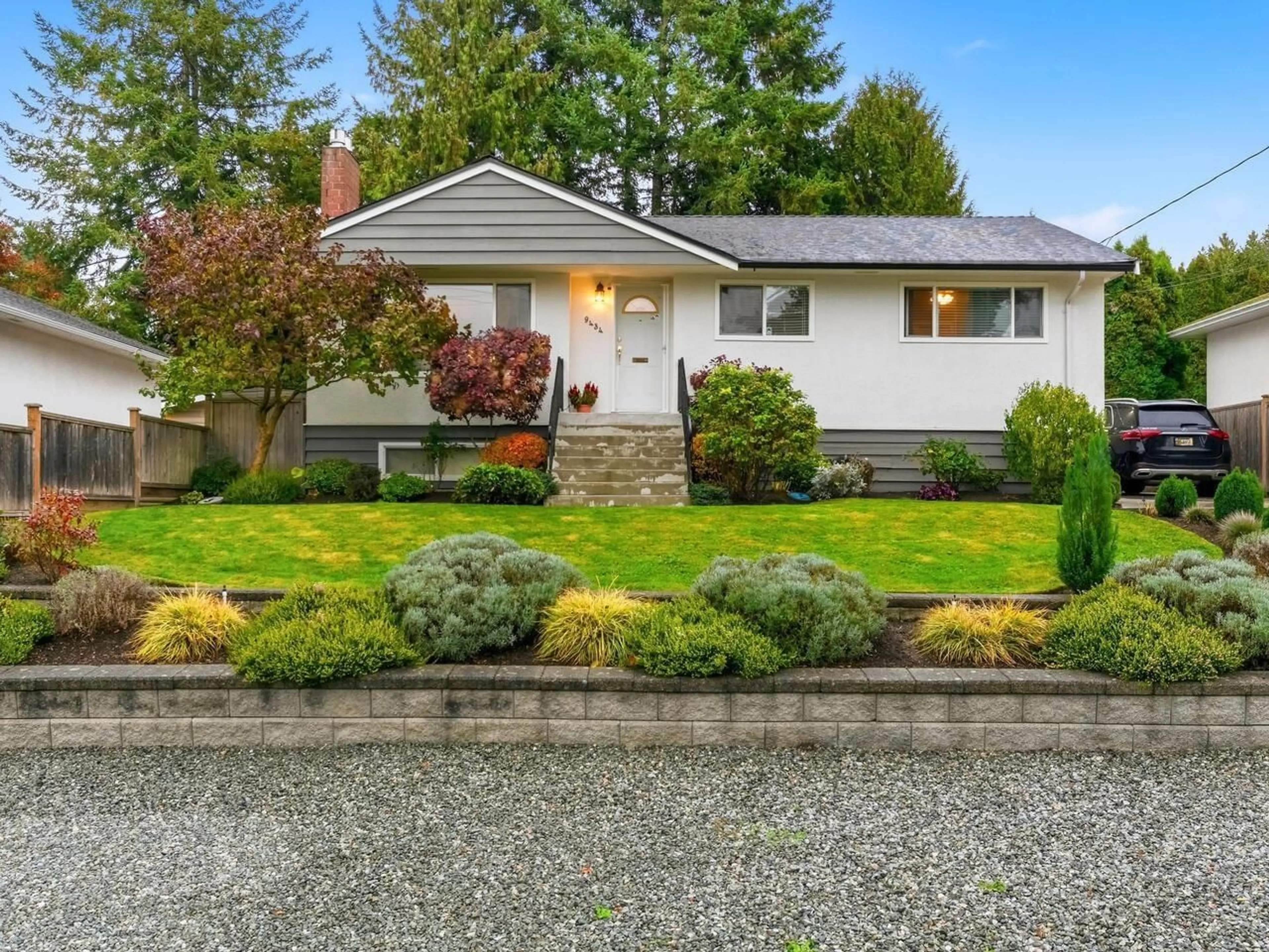 Home with vinyl exterior material, street for 9434 113B STREET, Delta British Columbia V4C5G5