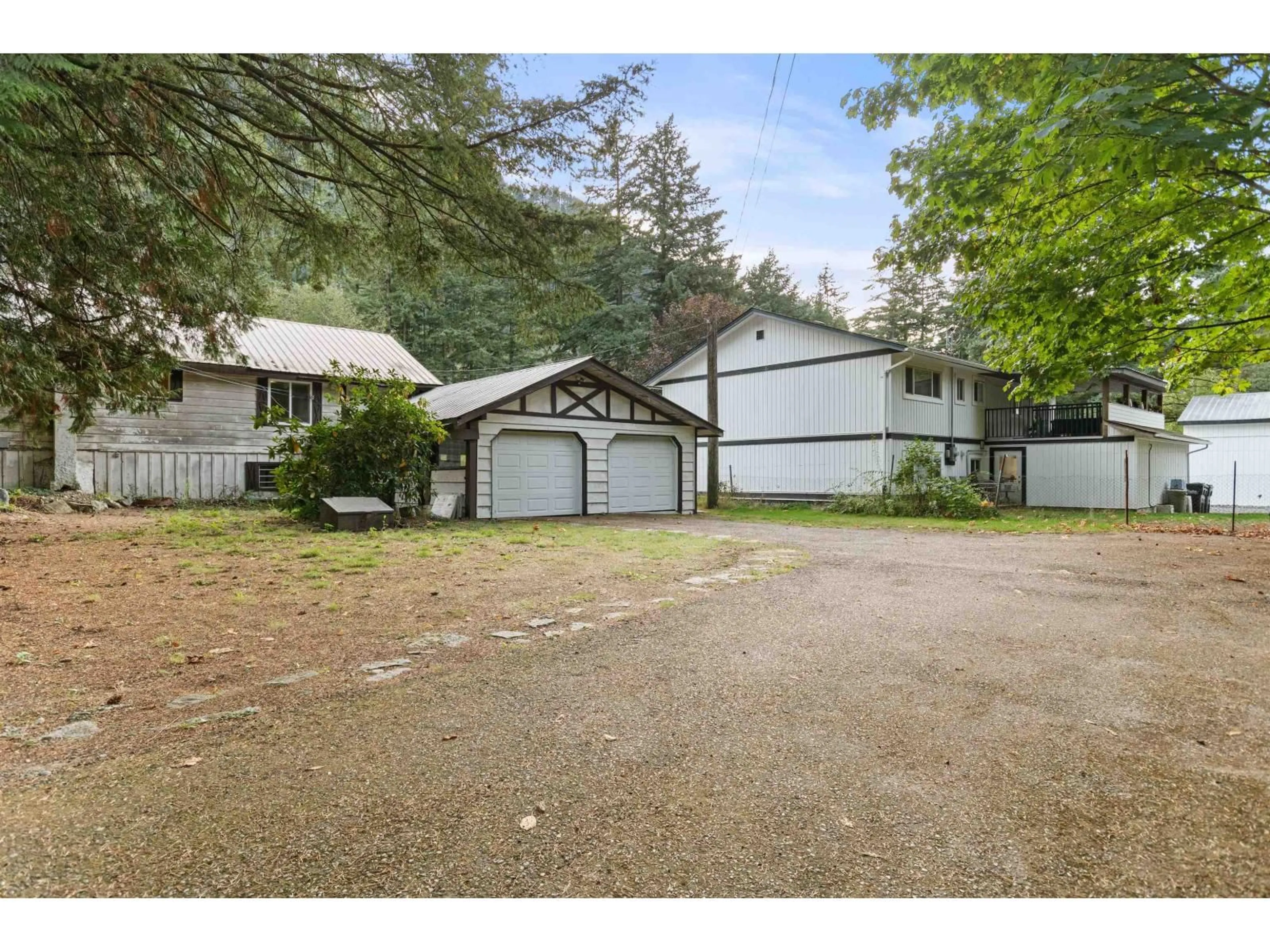 A pic from outside/outdoor area/front of a property/back of a property/a pic from drone, street for 63491 FLOOD HOPE ROAD, Hope British Columbia V0X1L2