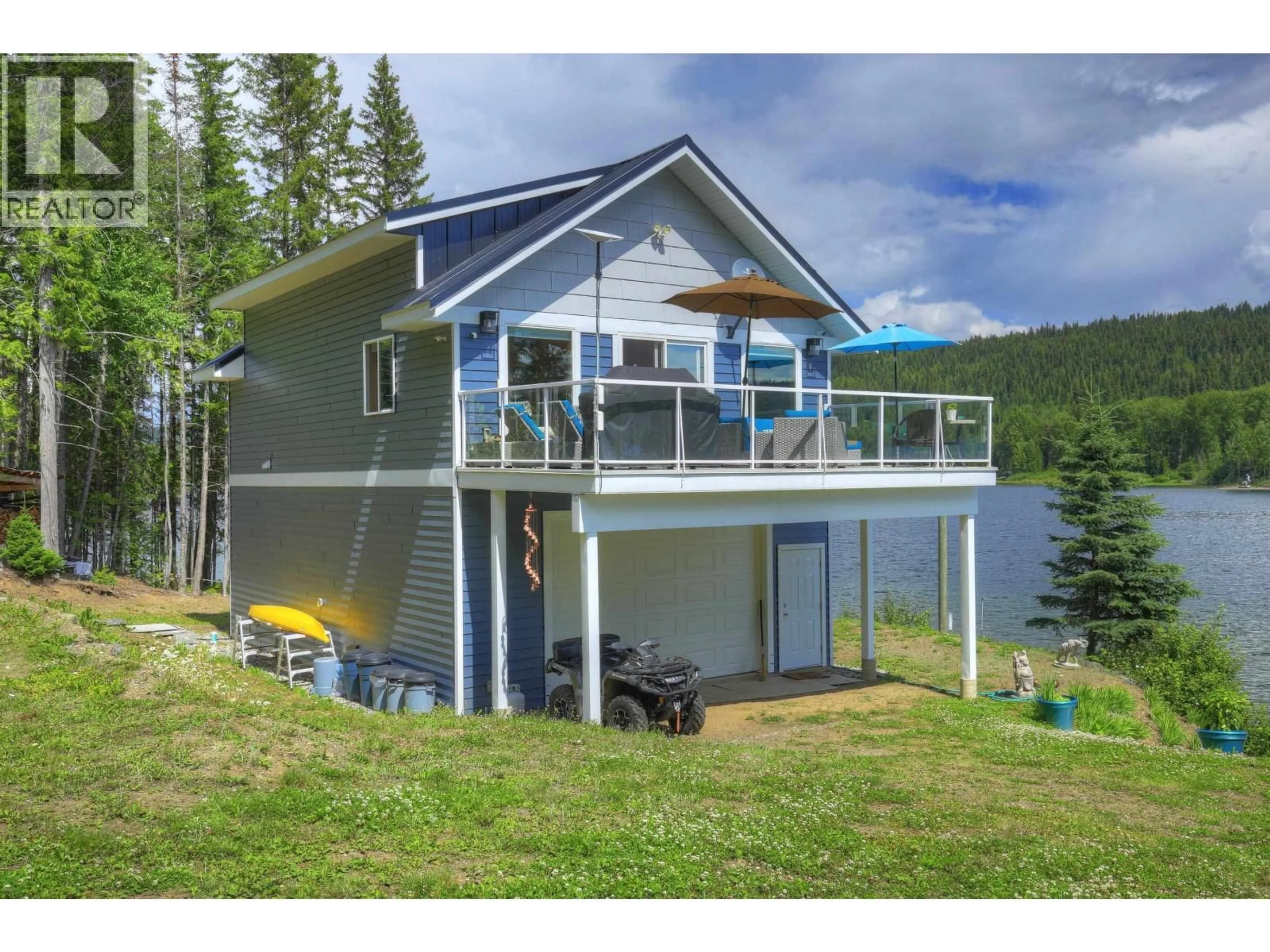 Home with vinyl exterior material, water/lake/river/ocean view for 5980 HORSEFLY-LIKELY FS ROAD, Likely British Columbia V0L1N0