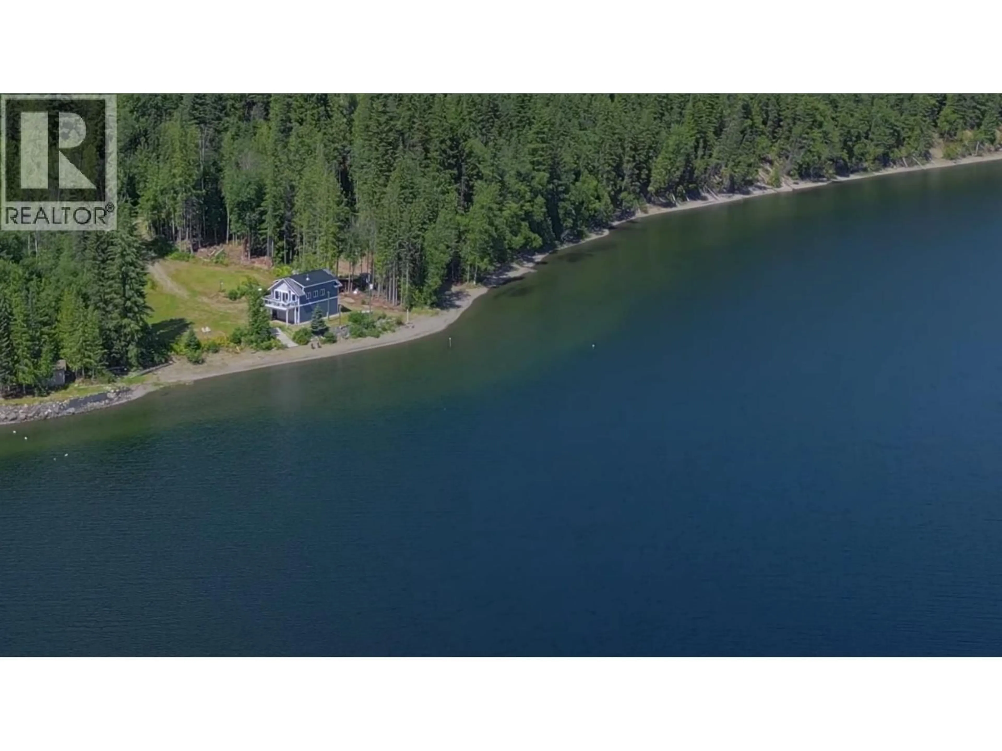 A pic from outside/outdoor area/front of a property/back of a property/a pic from drone, water/lake/river/ocean view for 5980 HORSEFLY-LIKELY FS ROAD, Likely British Columbia V0L1N0