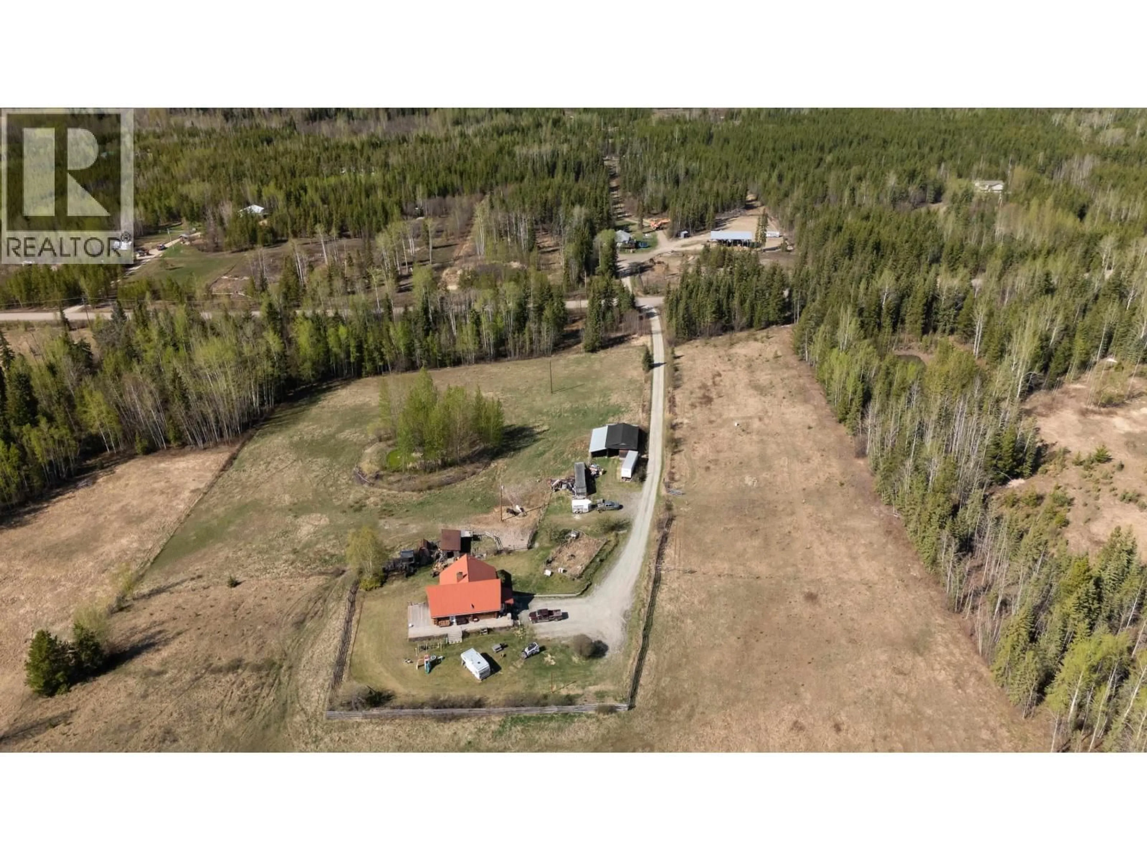 A pic from outside/outdoor area/front of a property/back of a property/a pic from drone, unknown for 10725 GROVE ROAD, Prince George British Columbia V2N5V8