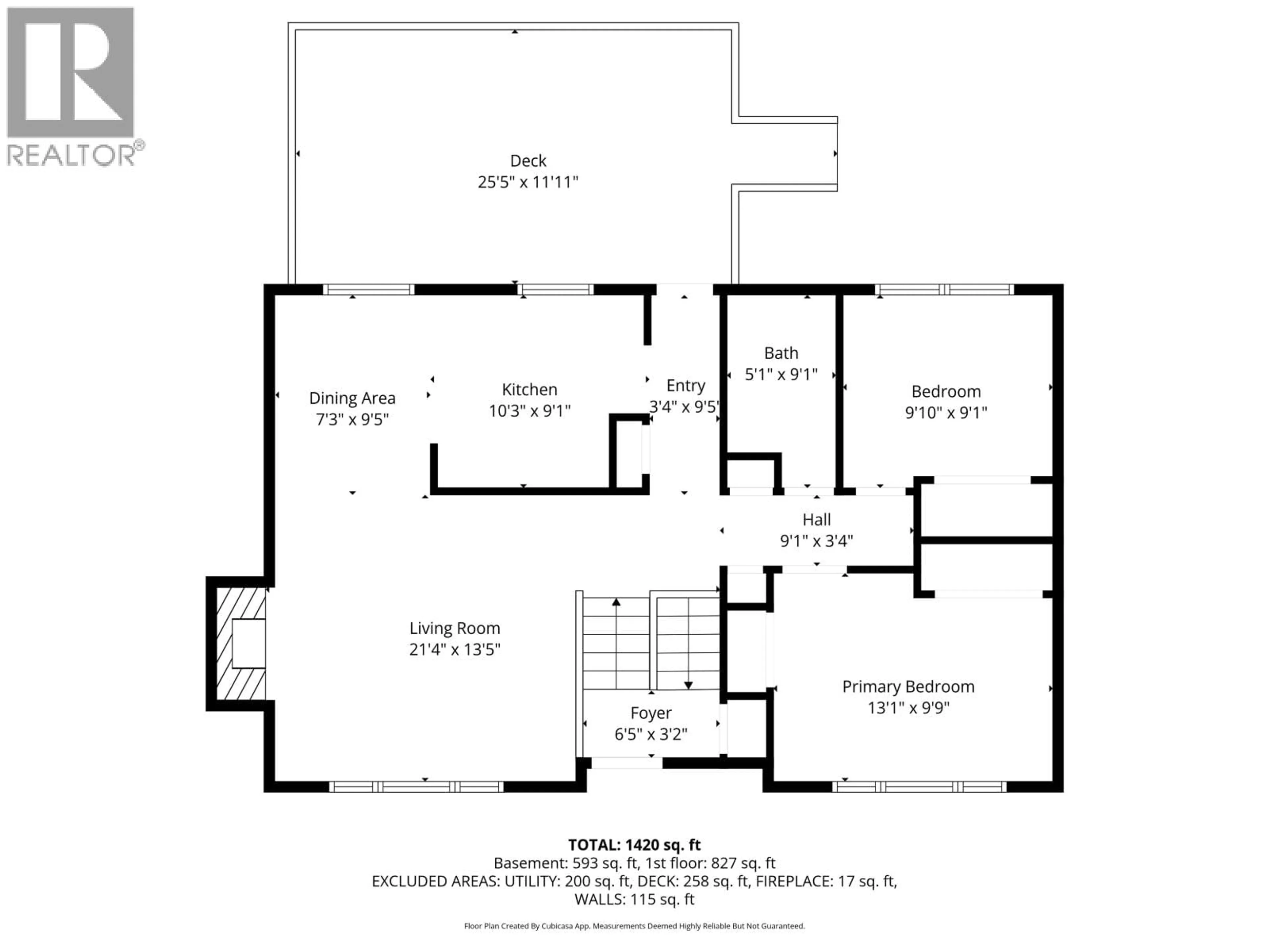 Floor plan for 7229 IMPERIAL CRESCENT, Prince George British Columbia V2N2W5