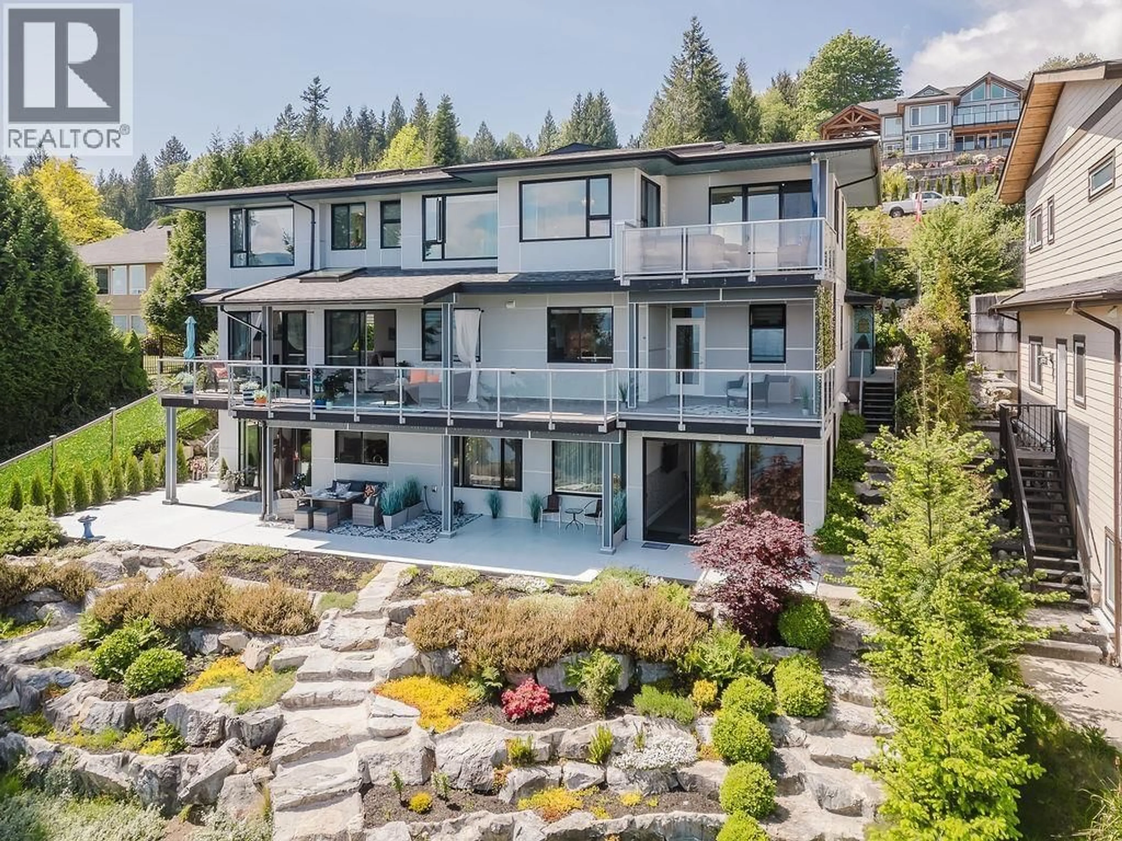 A pic from outside/outdoor area/front of a property/back of a property/a pic from drone, water/lake/river/ocean view for 1242 ST ANDREWS ROAD, Gibsons British Columbia V0N1V1