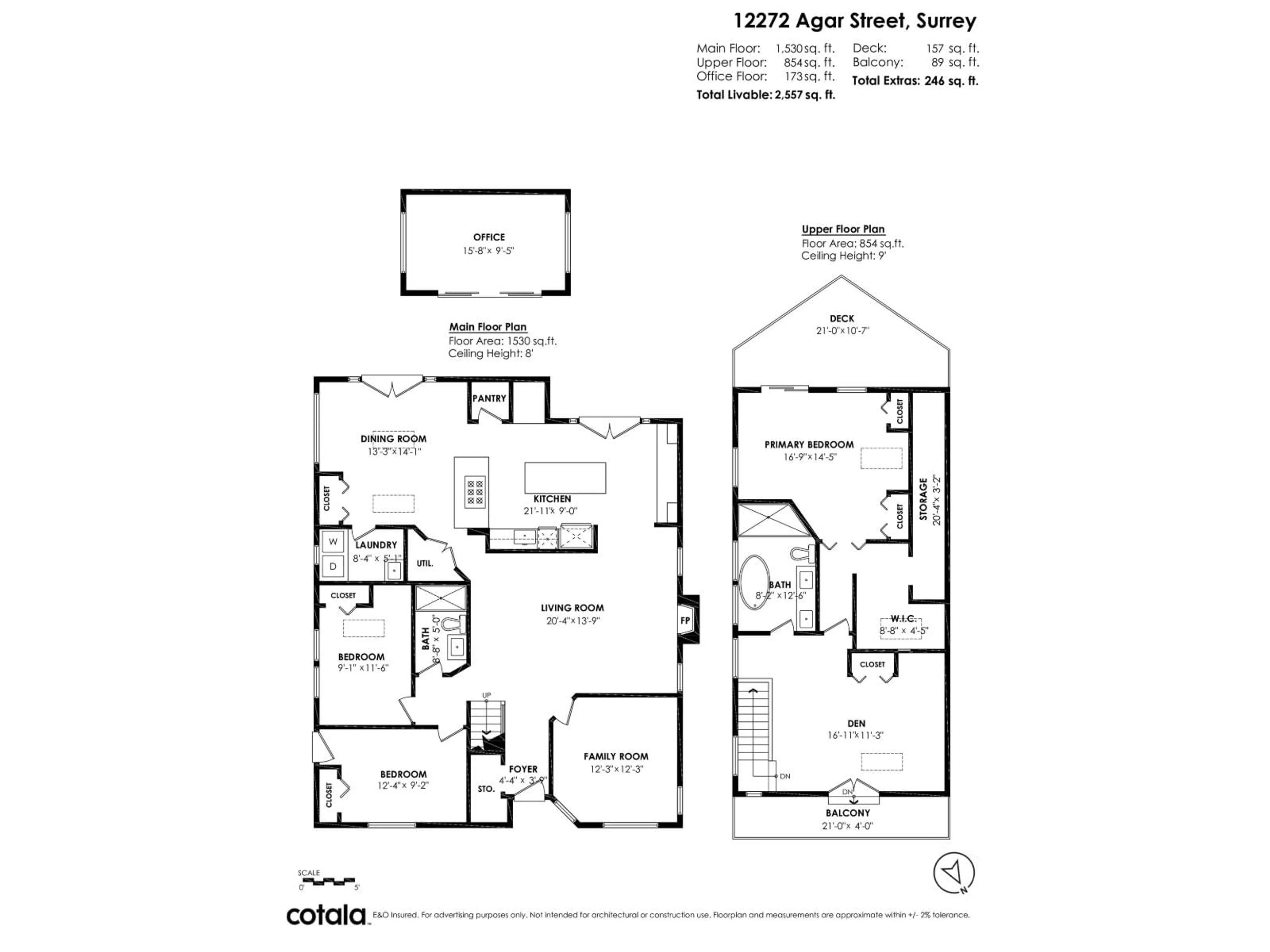 Floor plan for 12272 AGAR STREET, Surrey British Columbia V4A3C2