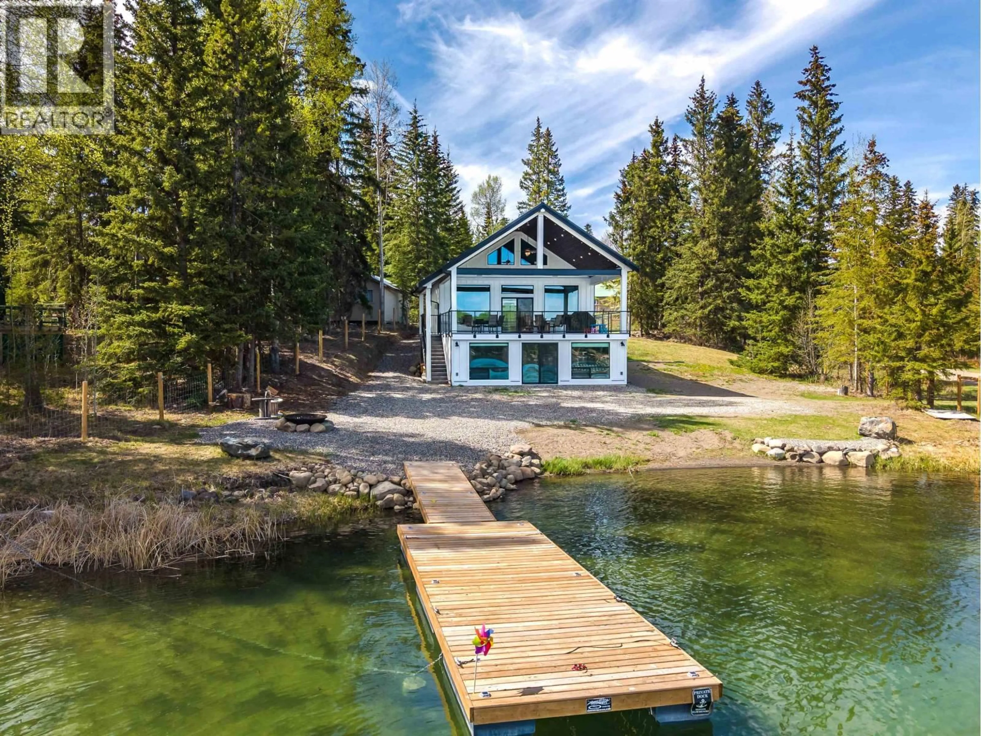 A pic from outside/outdoor area/front of a property/back of a property/a pic from drone, water/lake/river/ocean view for 7231 NATH ROAD, Sheridan Lake British Columbia V0K1X1