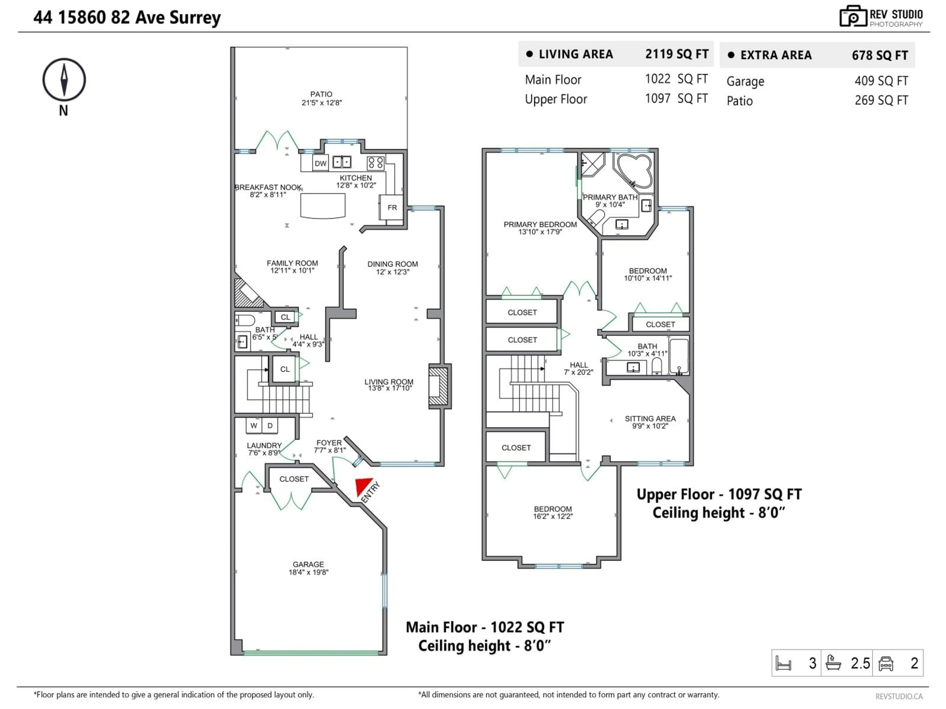 Floor plan for 44 - 15860 82 AVENUE, Surrey British Columbia V4N0S8