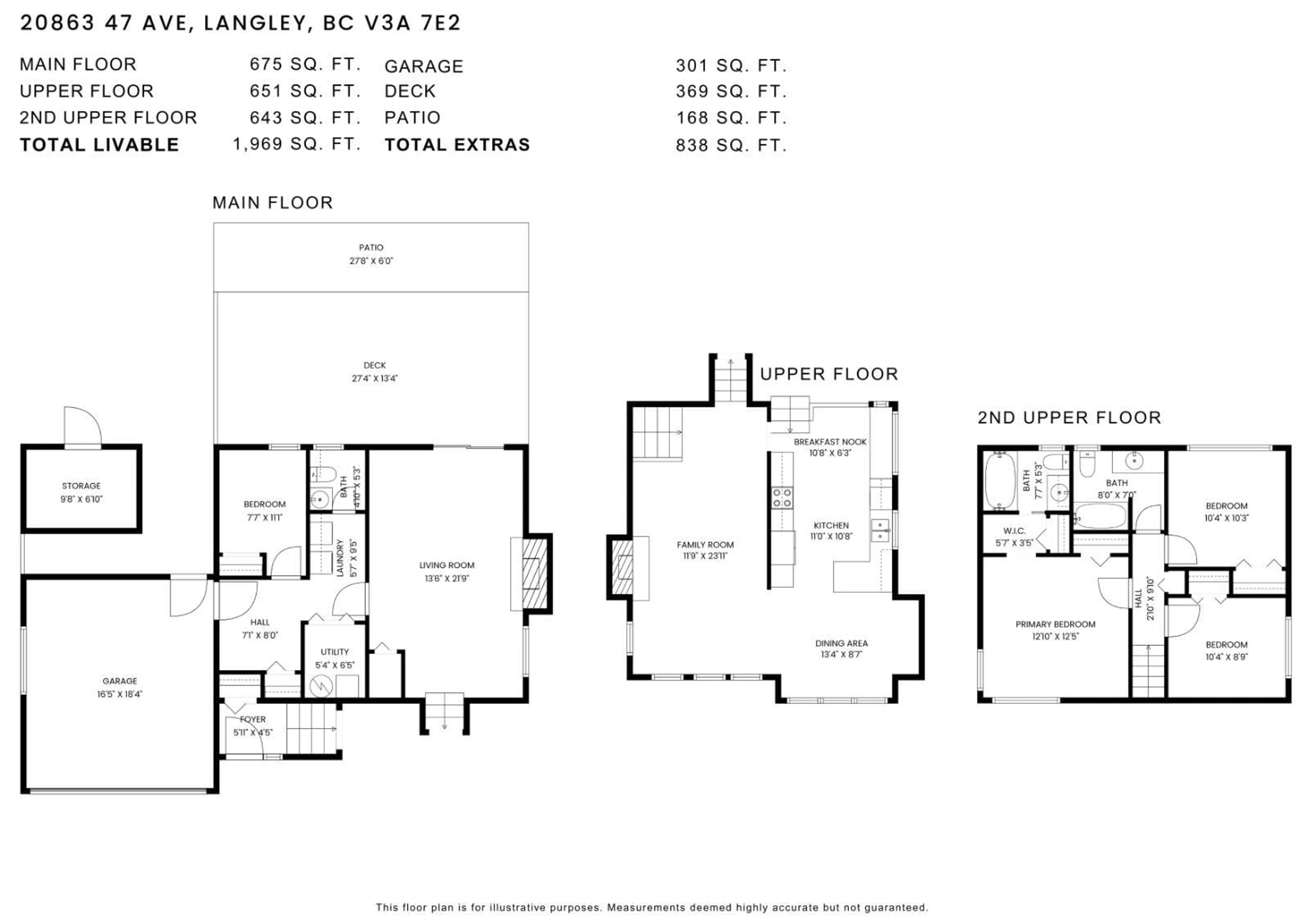 Floor plan for 20863 47 AVENUE, Langley British Columbia V3A7E2