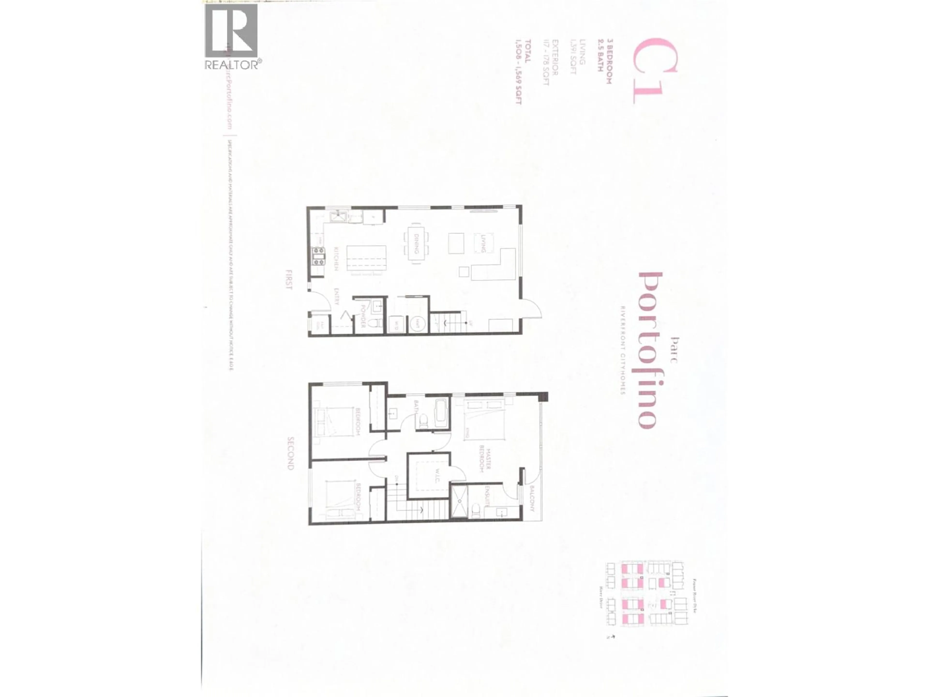 Floor plan for 26 - 10333 RIVER DRIVE, Richmond British Columbia V6X1Z2