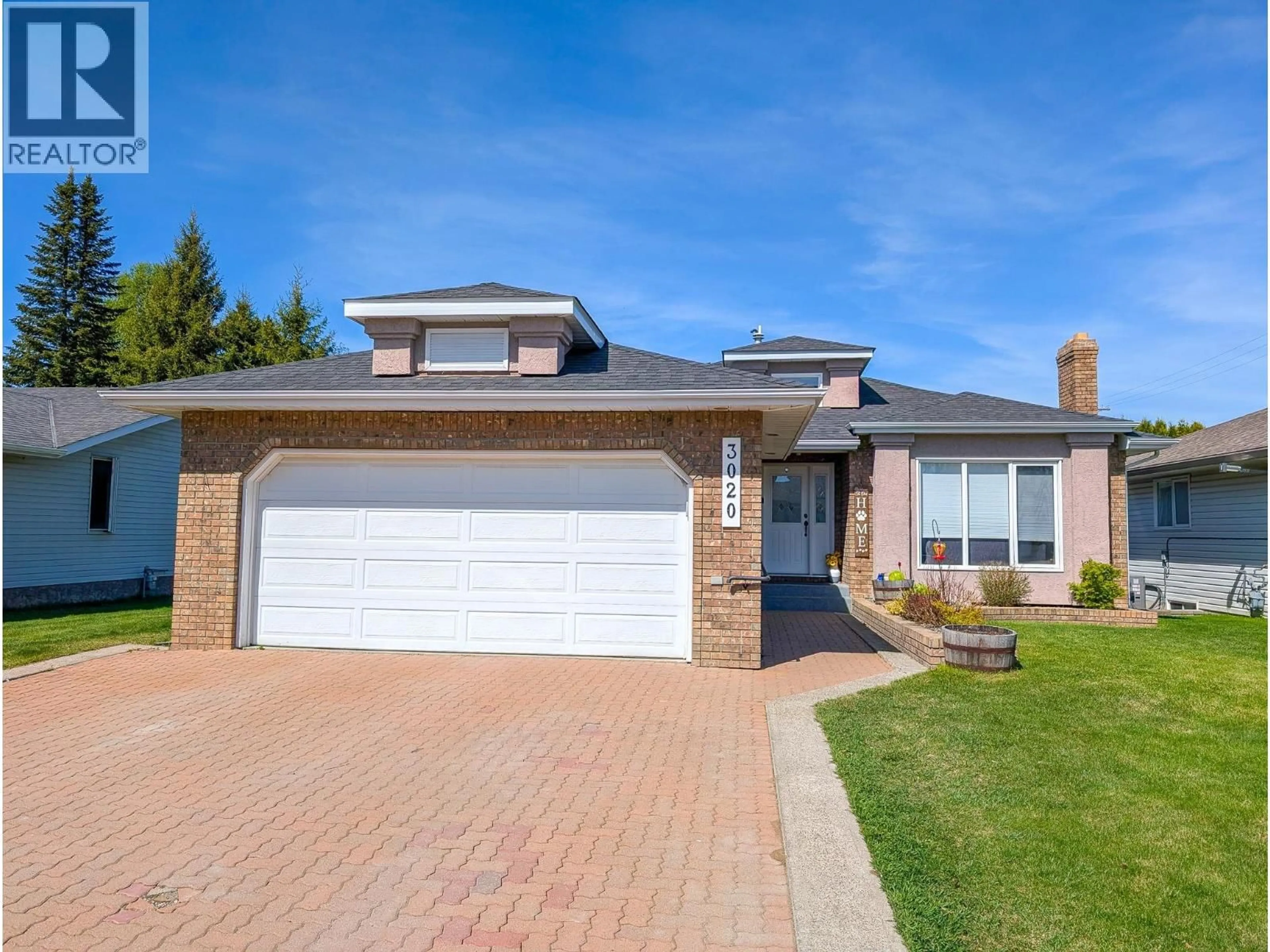 Home with brick exterior material, street for 3020 SETON CRESCENT, Prince George British Columbia V2K4T7