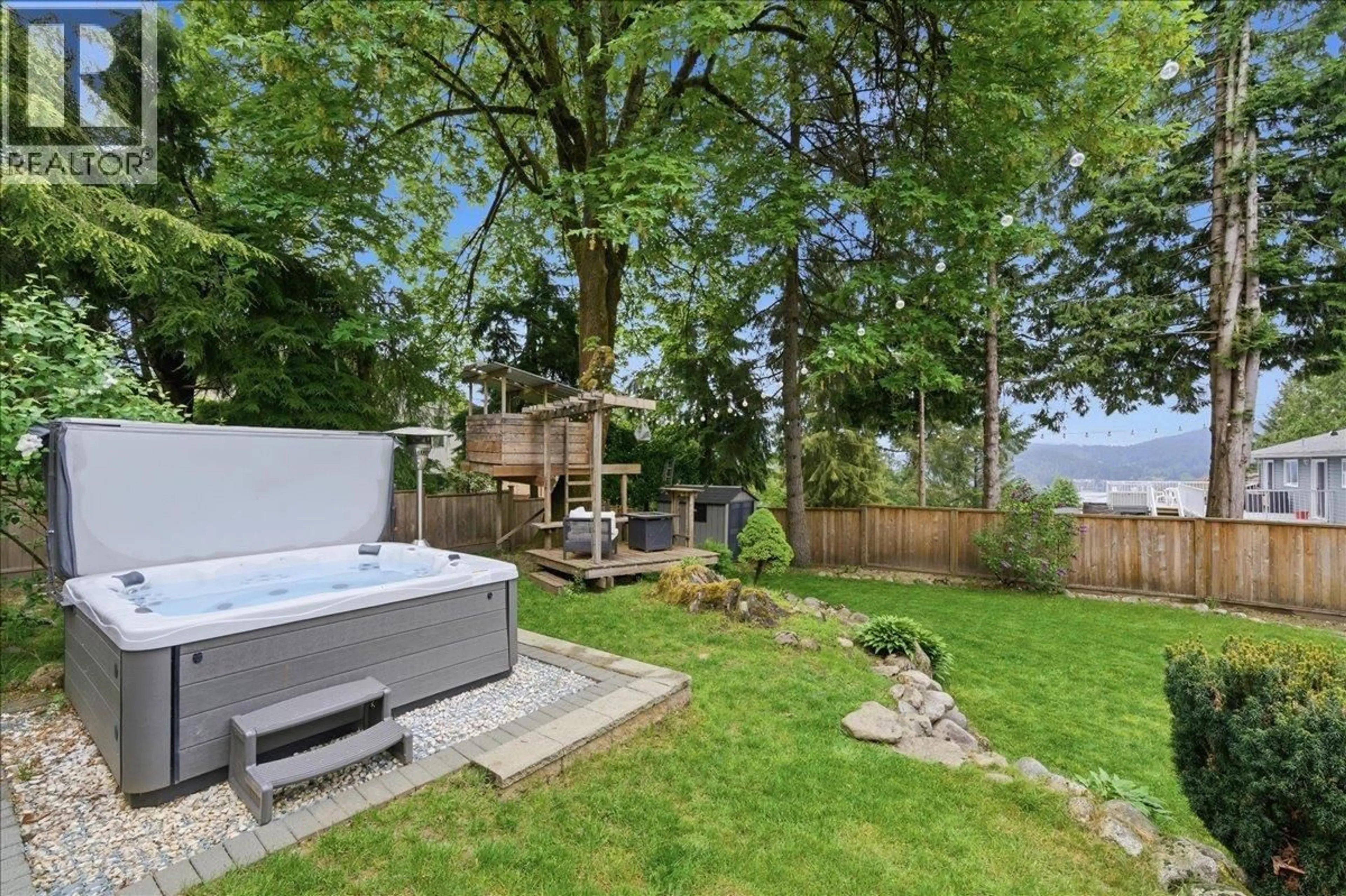 Patio, water/lake/river/ocean view for 4158 MT SEYMOUR PARKWAY, North Vancouver British Columbia V7G1C5