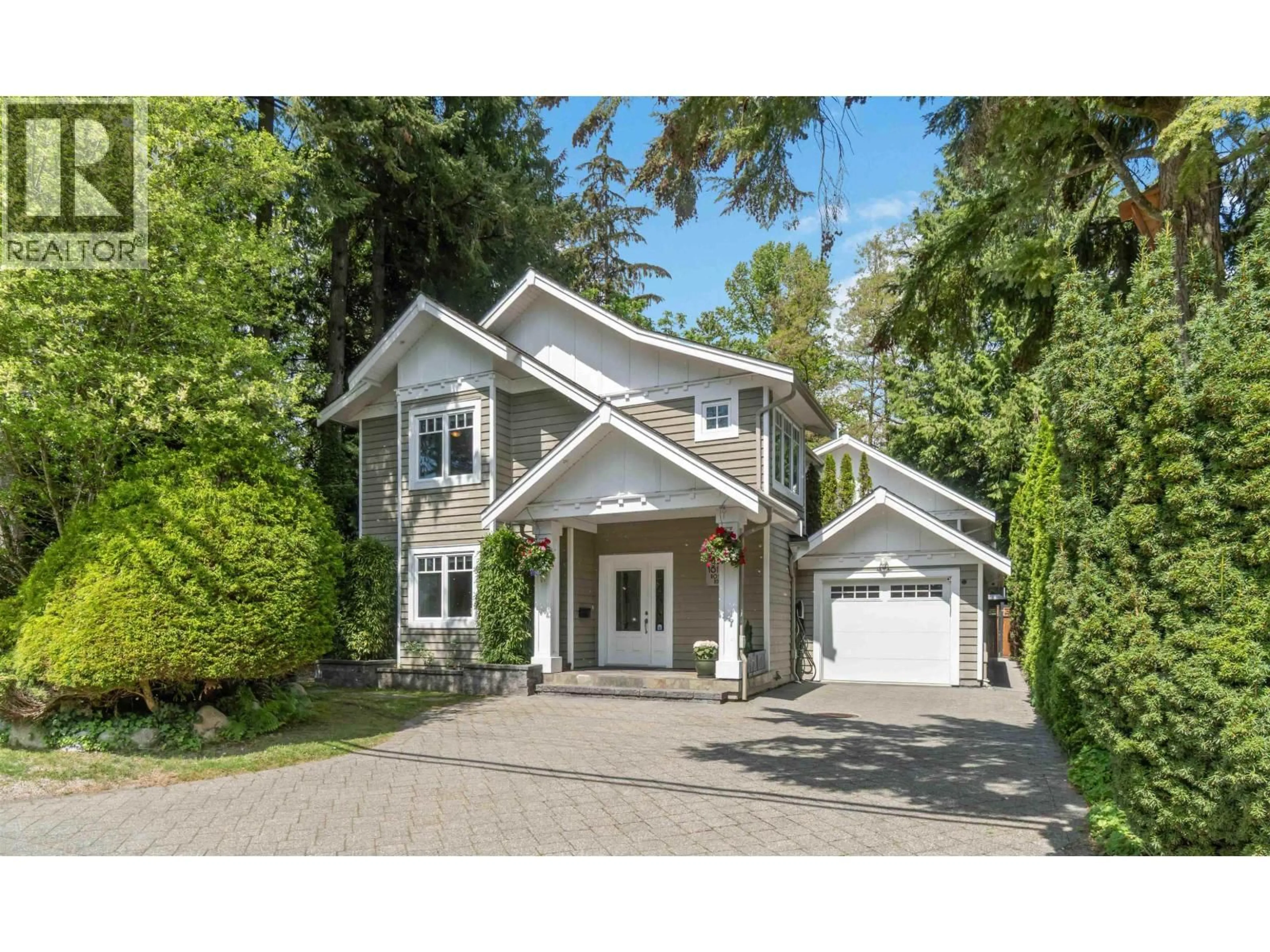 Home with vinyl exterior material, street for 1610 ROSS ROAD, North Vancouver British Columbia V7J1V4