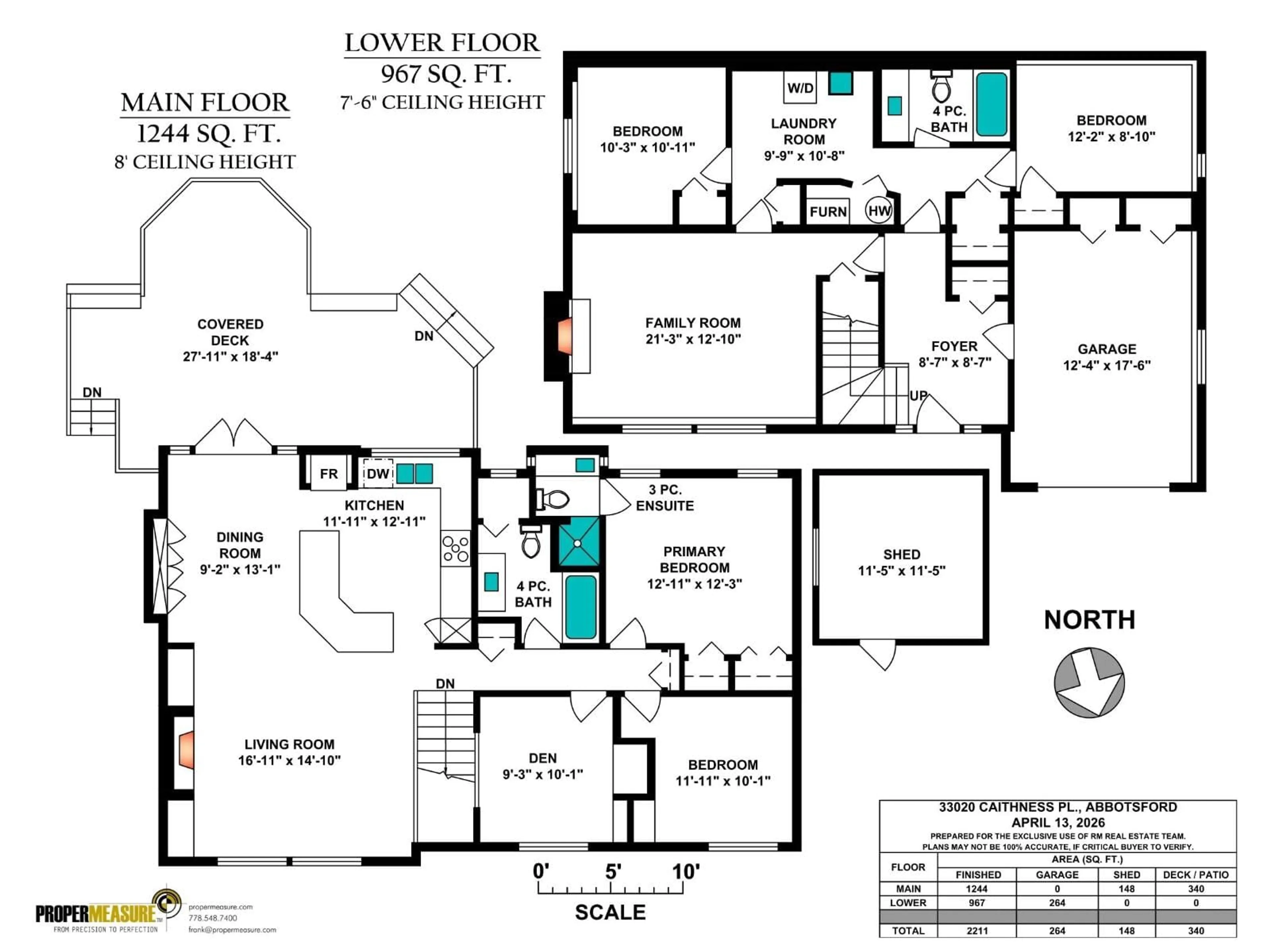 Floor plan for 33020 CAITHNESS PLACE, Abbotsford British Columbia V2S7B2