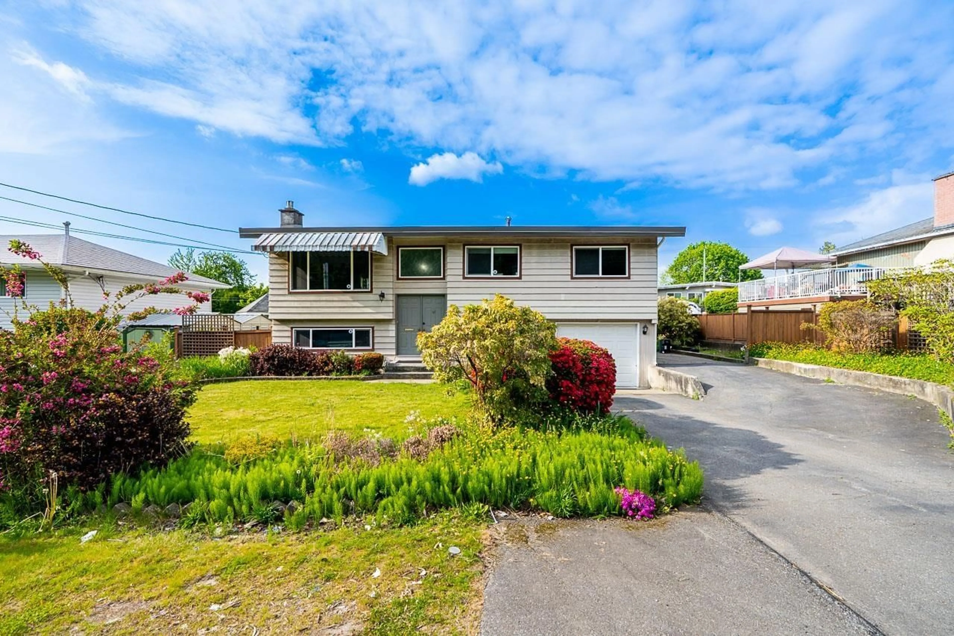 A pic from outside/outdoor area/front of a property/back of a property/a pic from drone, street for 11065 86 AVENUE, Delta British Columbia V4C2W4