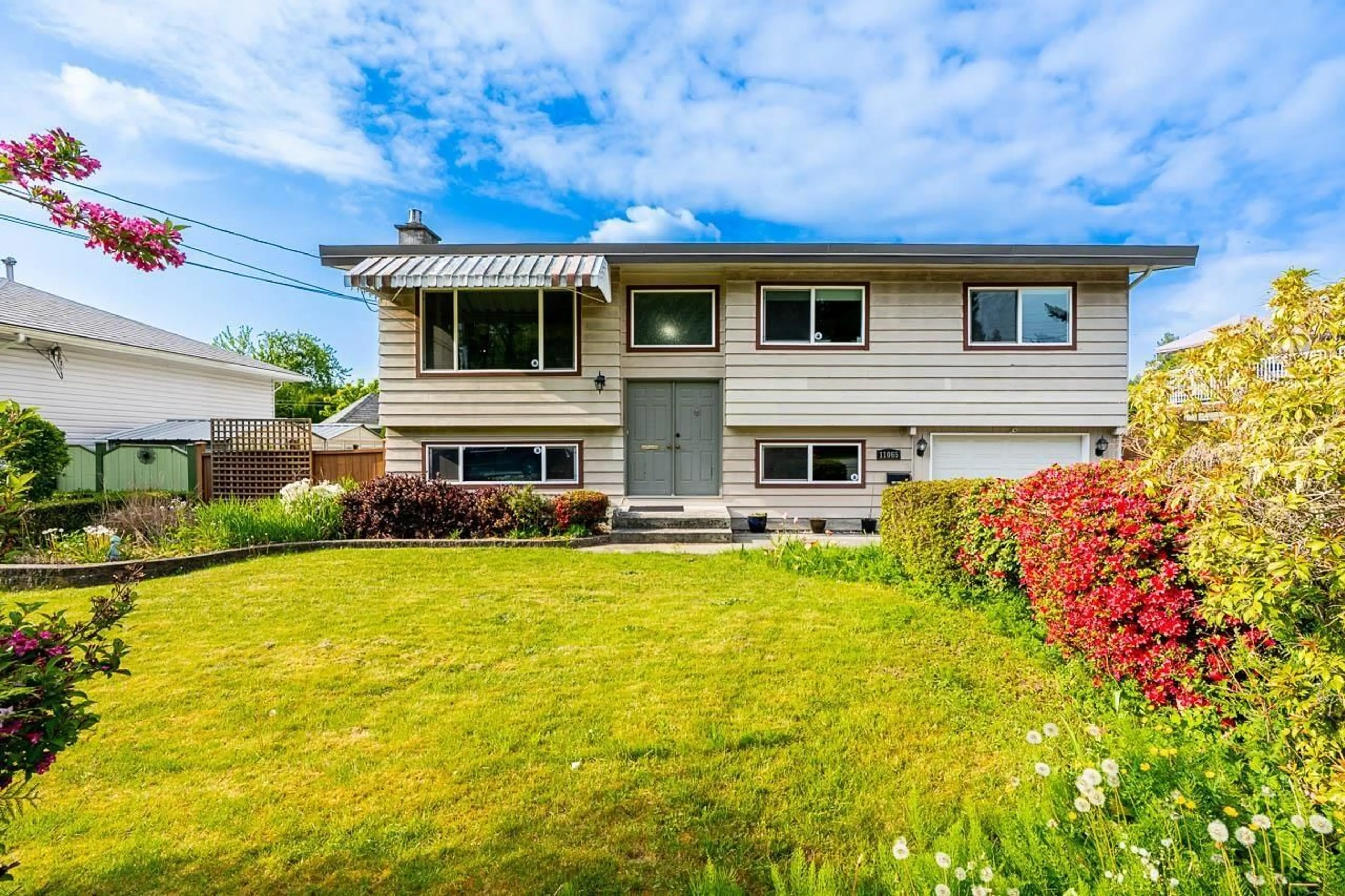 Home with vinyl exterior material, street for 11065 86 AVENUE, Delta British Columbia V4C2W4