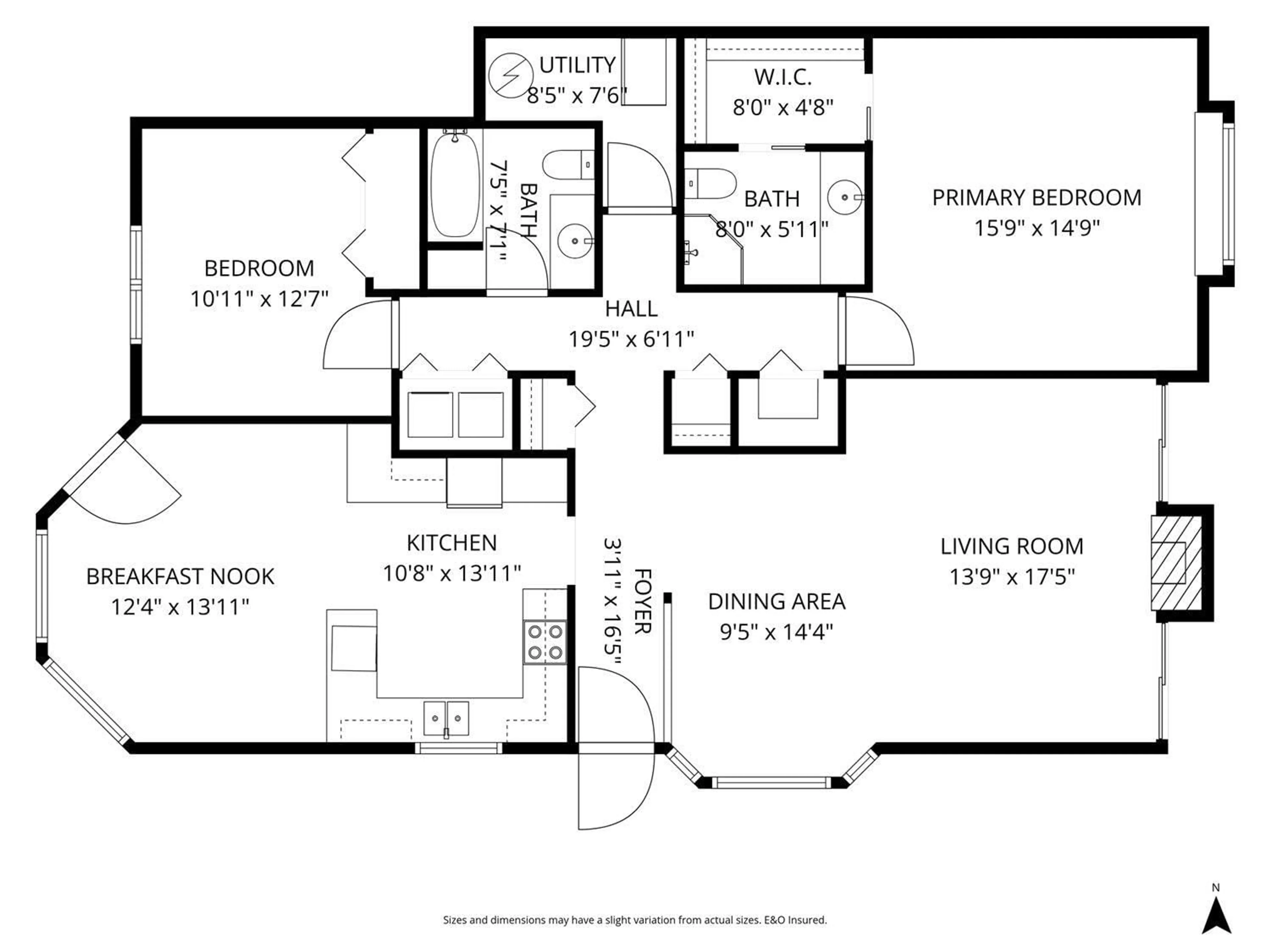 Floor plan for 1 - 8533 BROADWAY ROAD, Chilliwack British Columbia V2P5V4