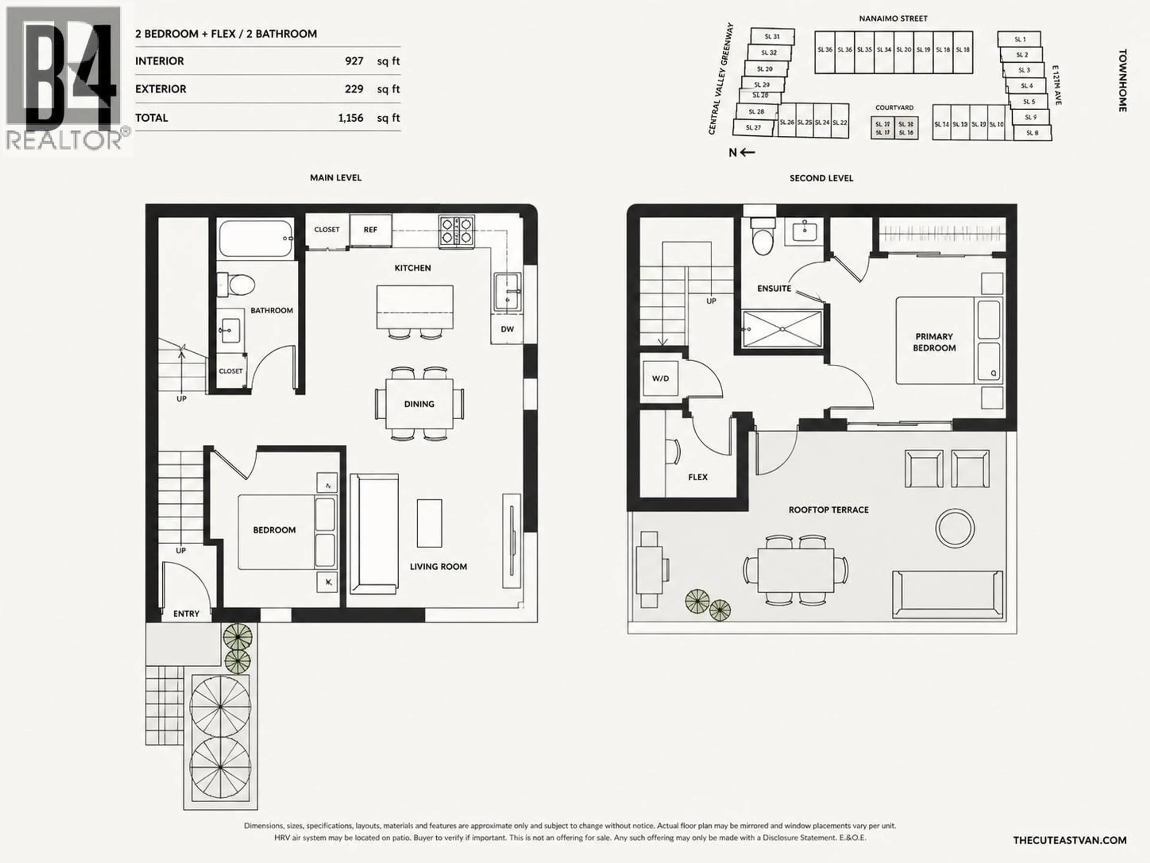 Floor plan for 222 - 2820 NANAIMO STREET, Vancouver British Columbia V5M2E1