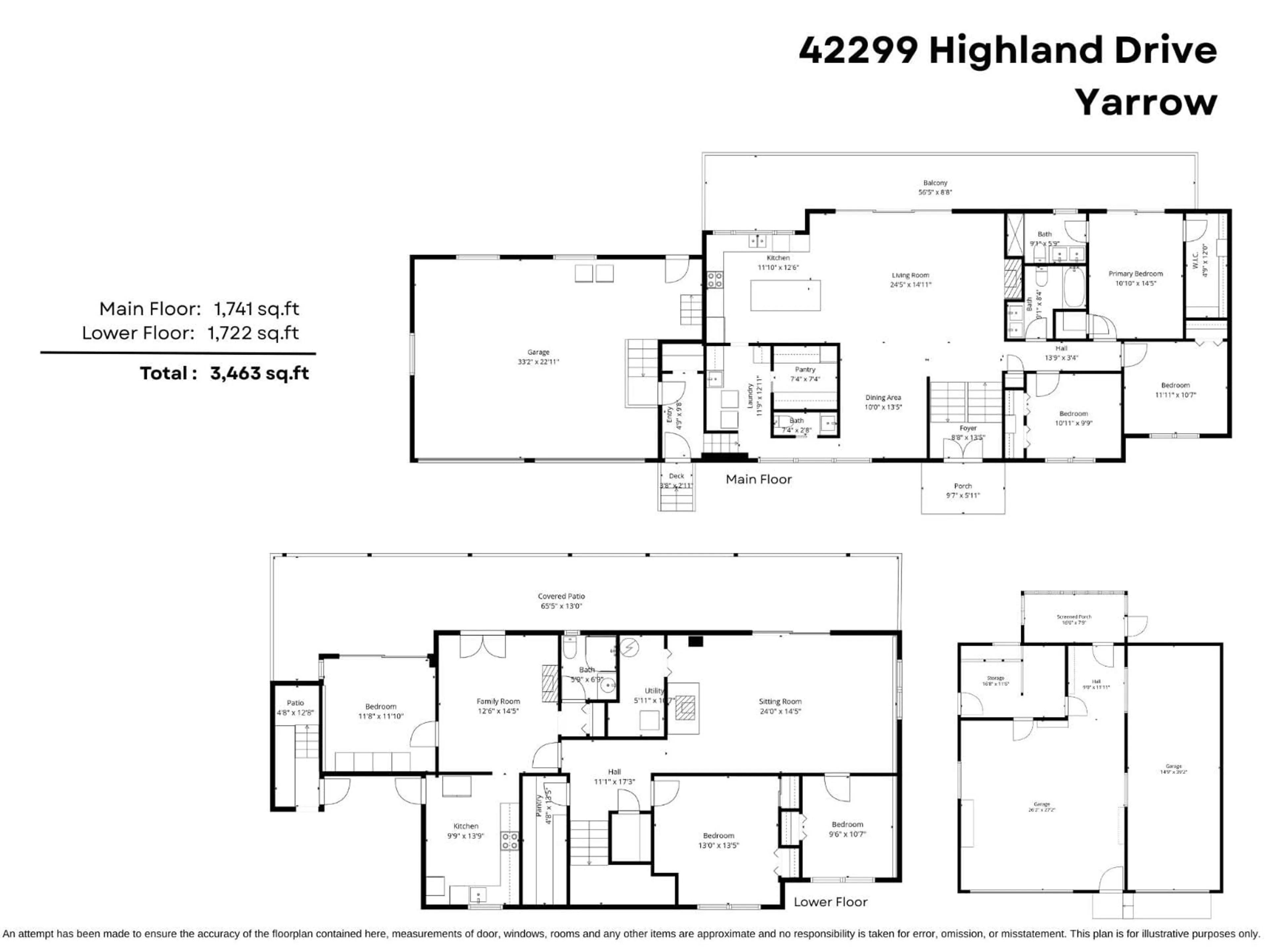 Floor plan for 42299 HIGHLAND DRIVE, Yarrow British Columbia V2R5H2