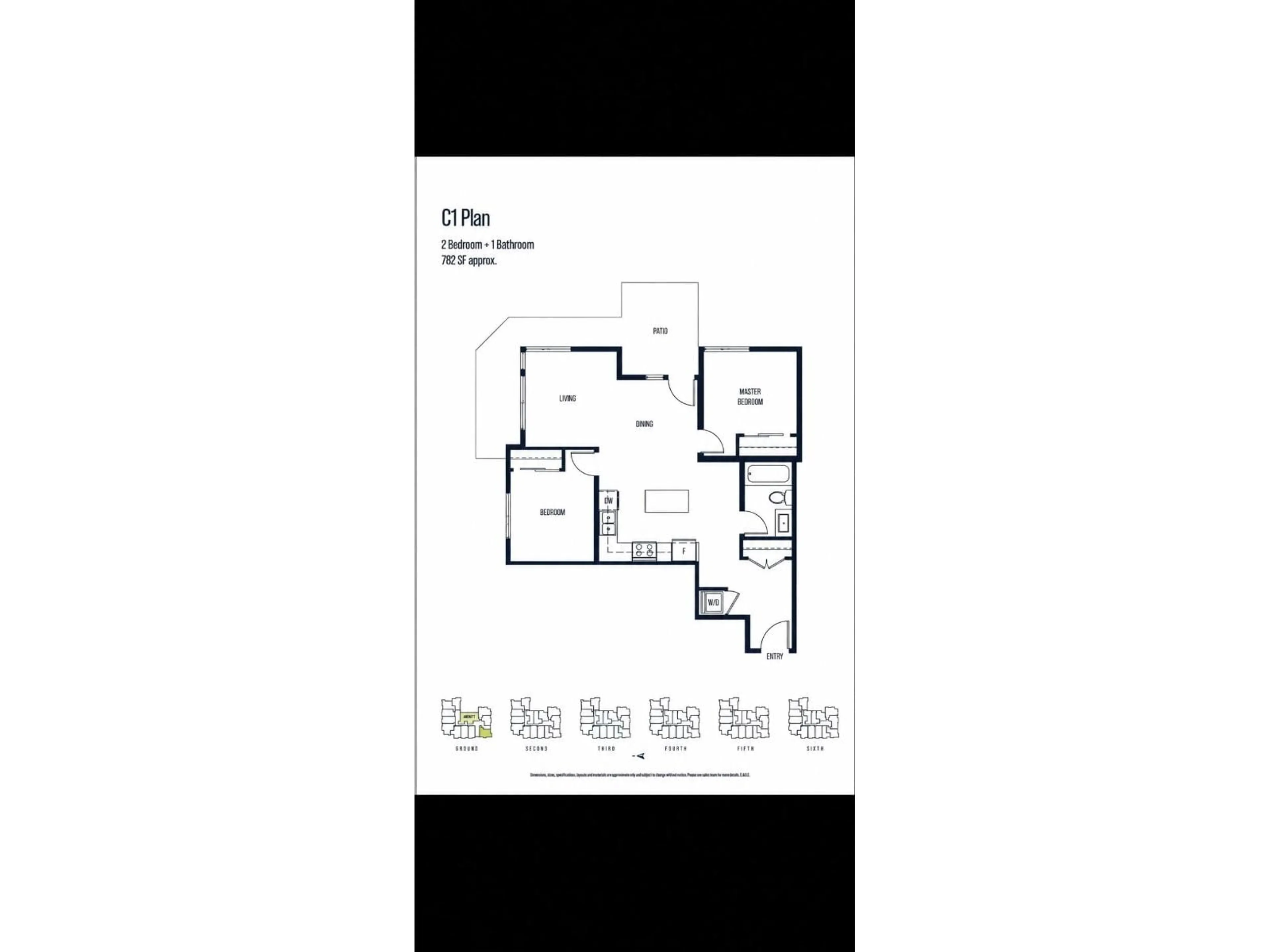 Floor plan for 104 - 10778 138 STREET, Surrey British Columbia V3T0S5