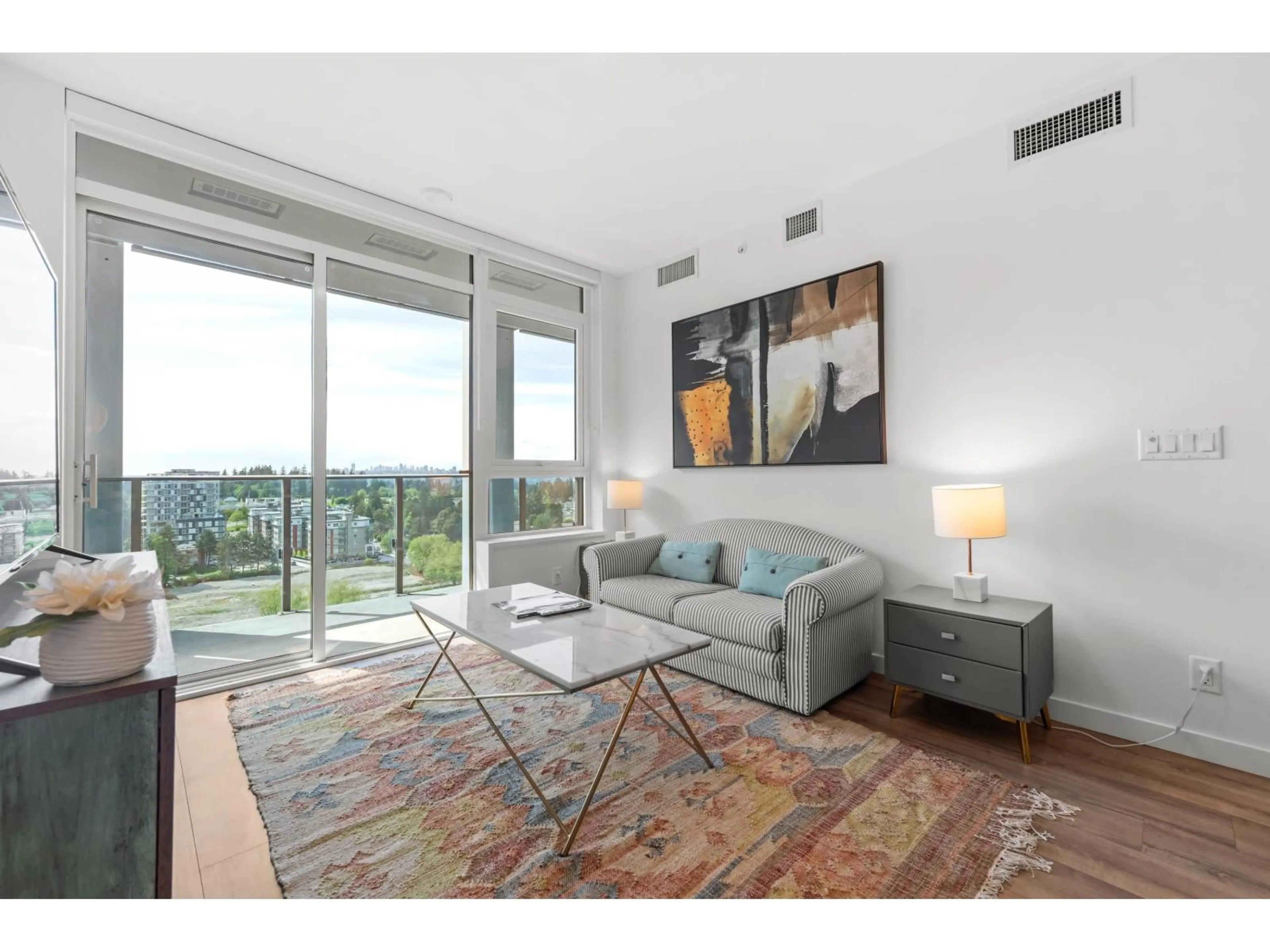 Living room with furniture, unknown for 1712 - 10448 UNIVERSITY DRIVE, Surrey British Columbia V3T0S7