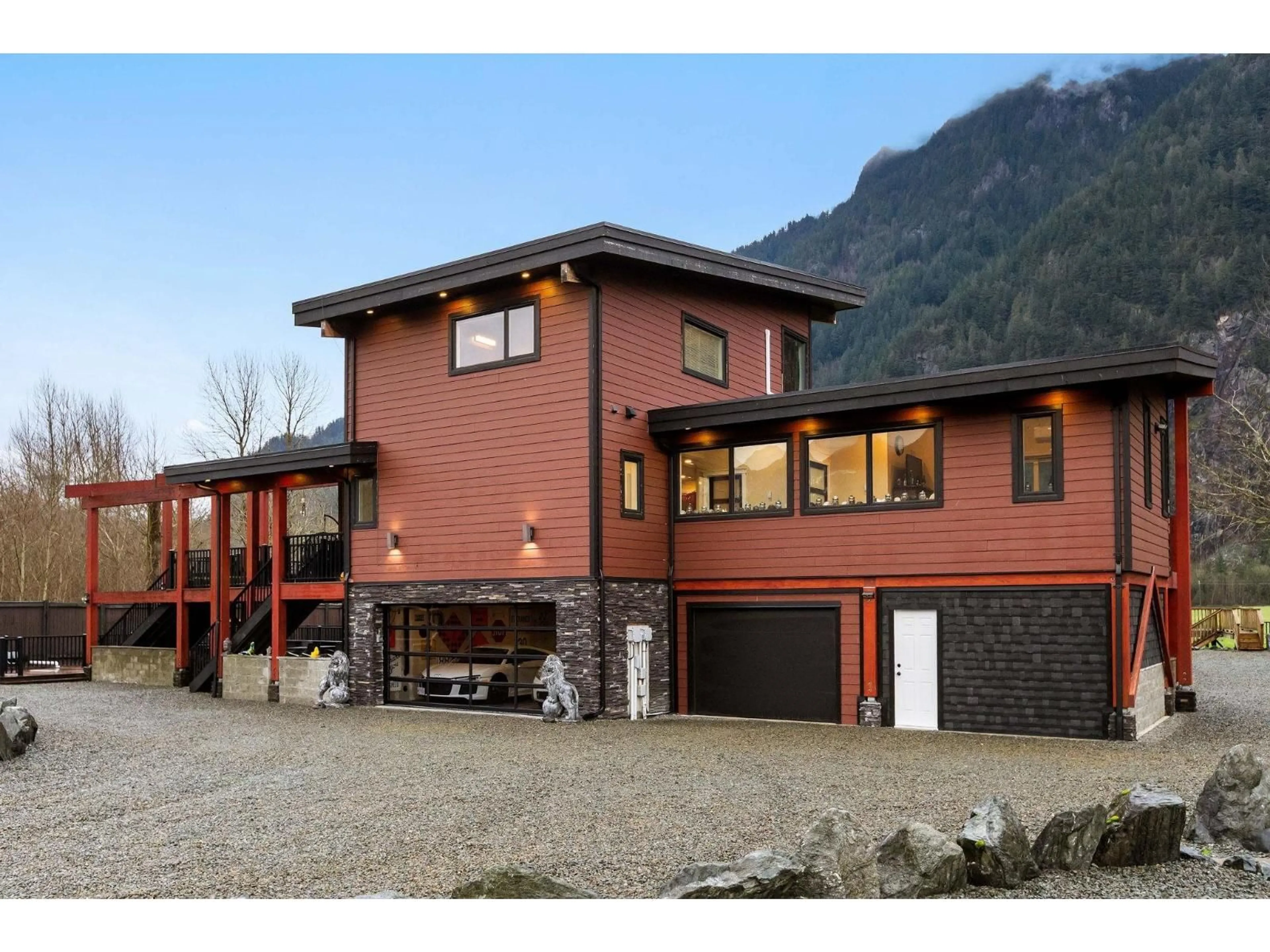 Home with vinyl exterior material, mountain view for 58560 TRANS CANADA HIGHWAY, Laidlaw British Columbia V0X1L2