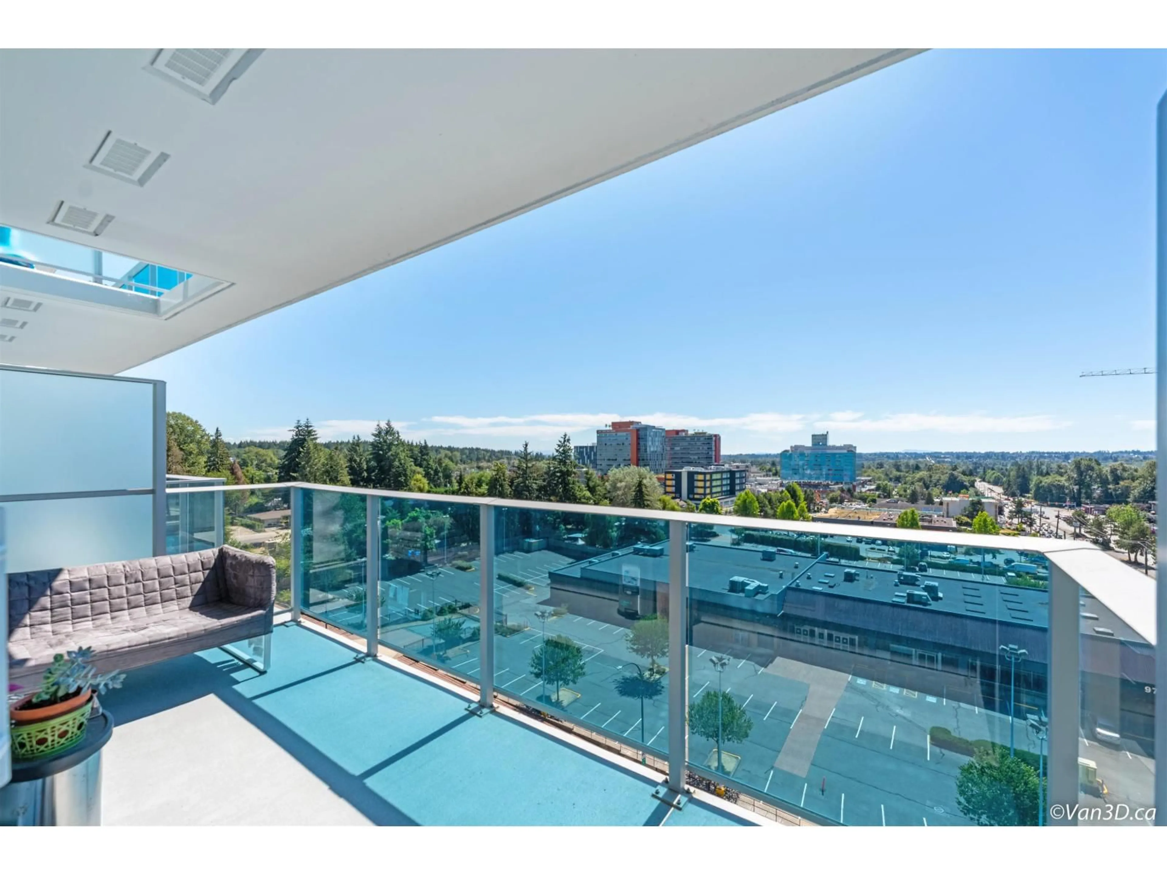 Balcony in the apartment, water/lake/river/ocean view for 1101 - 13615 FRASER HIGHWAY, Surrey British Columbia V3T0P7