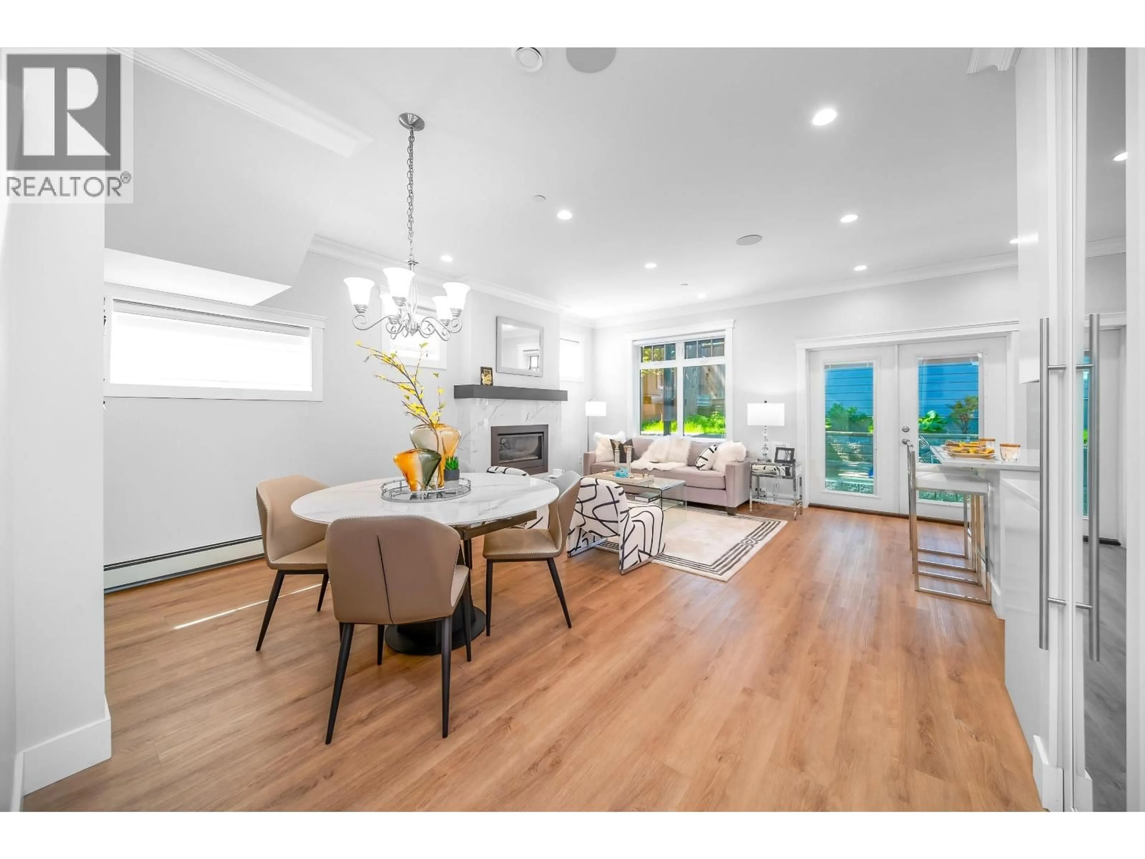 Open concept kitchen, wood/laminate floor for 2753 ALMA STREET, Vancouver British Columbia V6R3S3