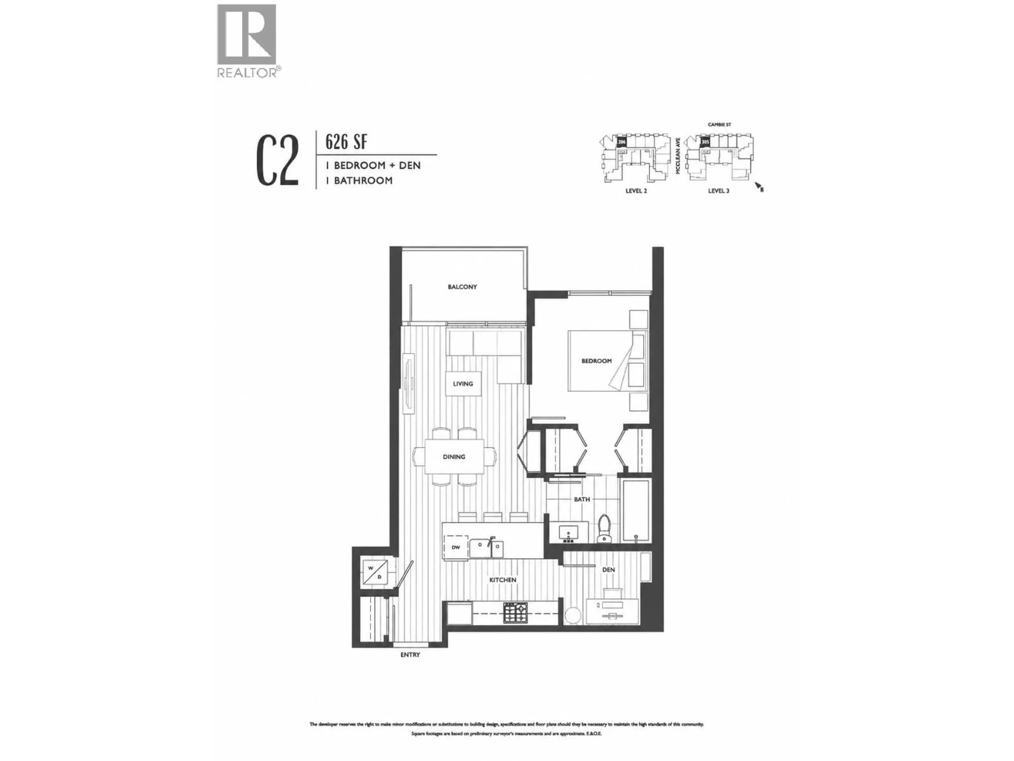 Floor plan for 304 - 4963 CAMBIE STREET, Vancouver British Columbia V5Z0H5