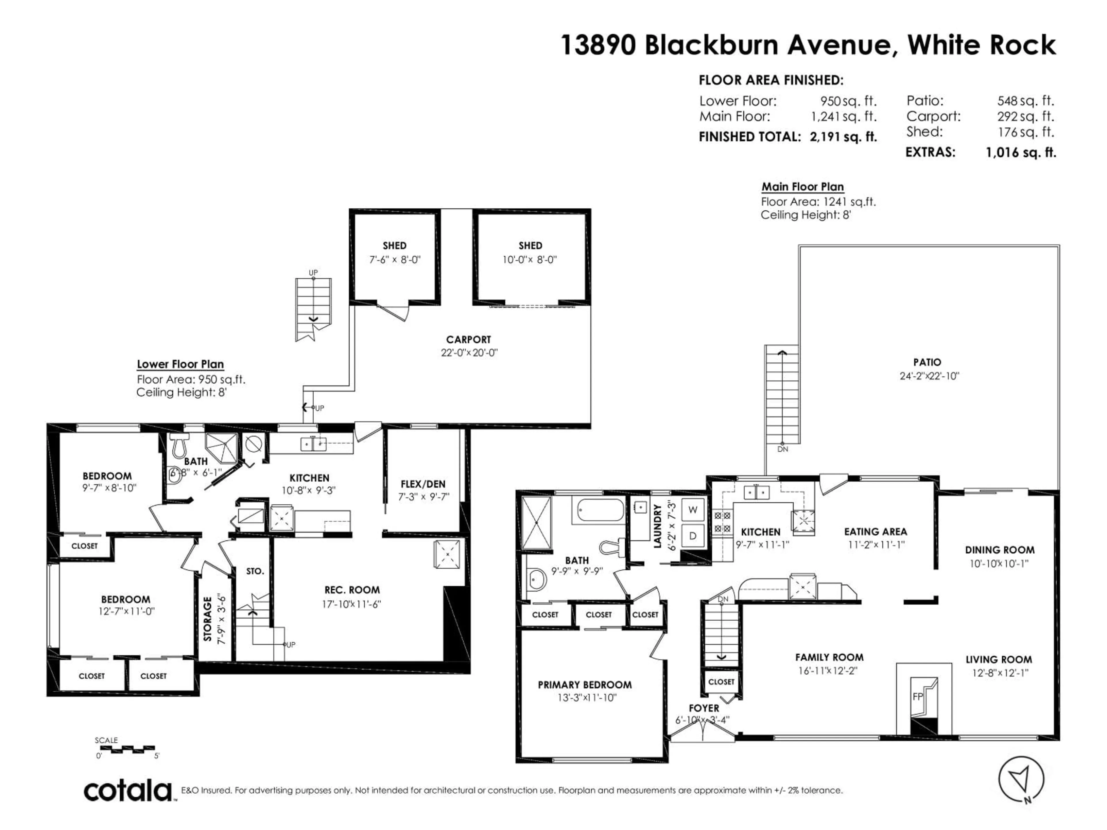 Floor plan for 13890 BLACKBURN AVENUE, White Rock British Columbia V4B2Z2