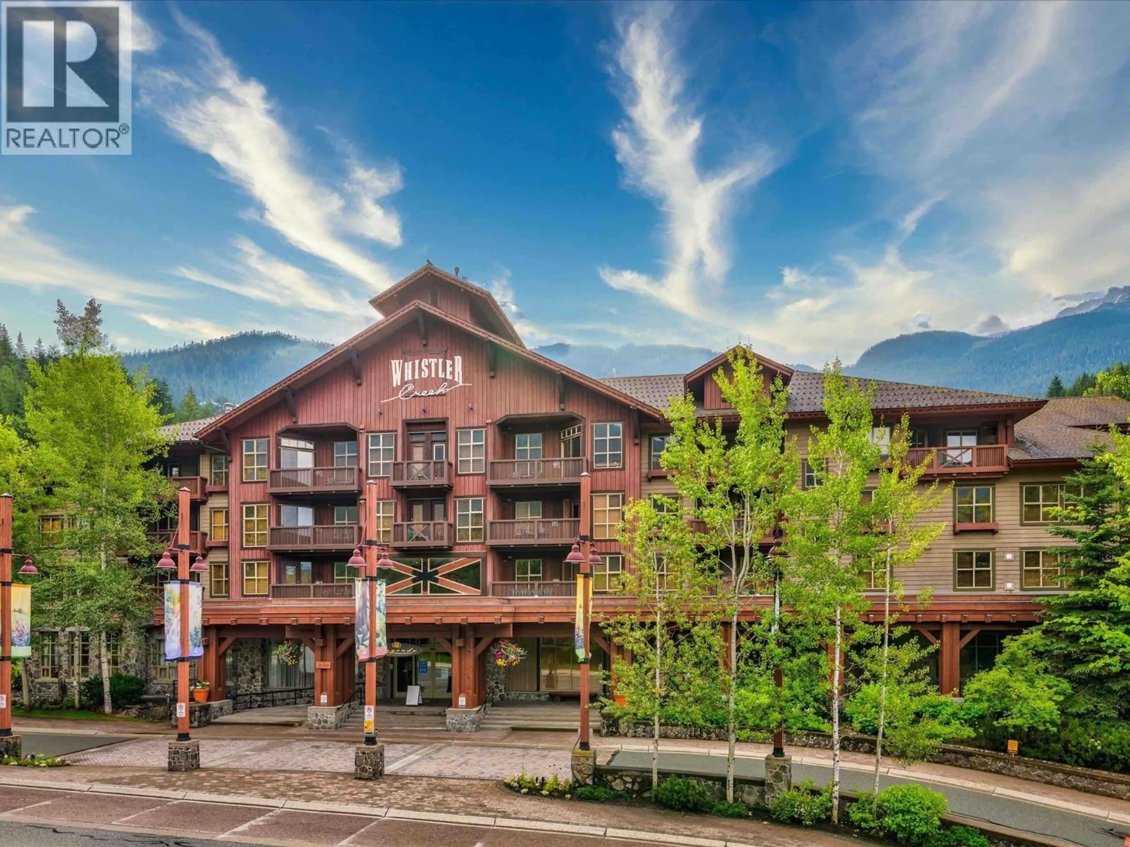 Patio, mountain view for 215C - 2036 LONDON LANE, Whistler British Columbia V8E0N7