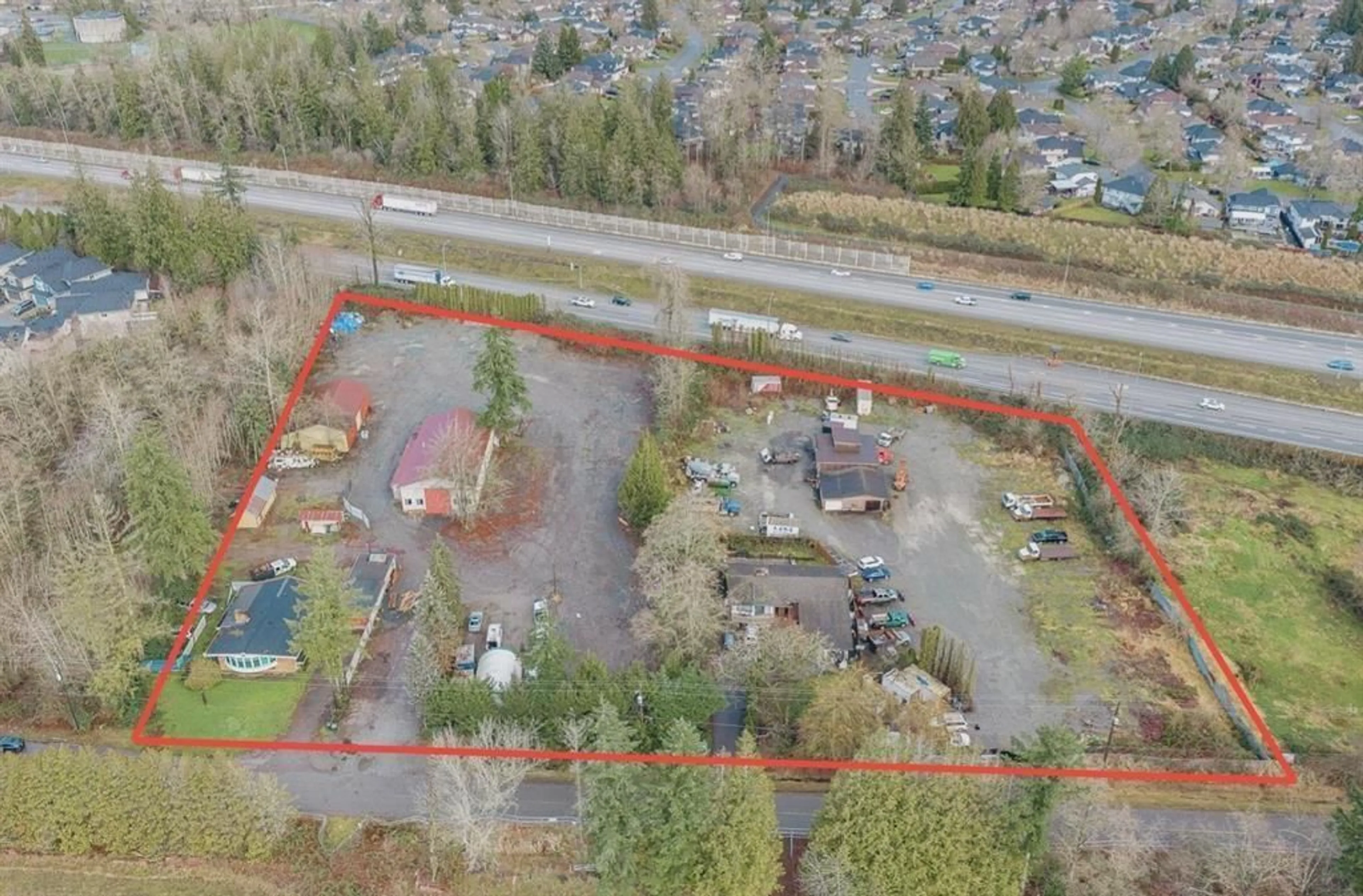 A pic from outside/outdoor area/front of a property/back of a property/a pic from drone, street for 21341/ - 21373 83 AVENUE, Langley British Columbia V2Y2C6