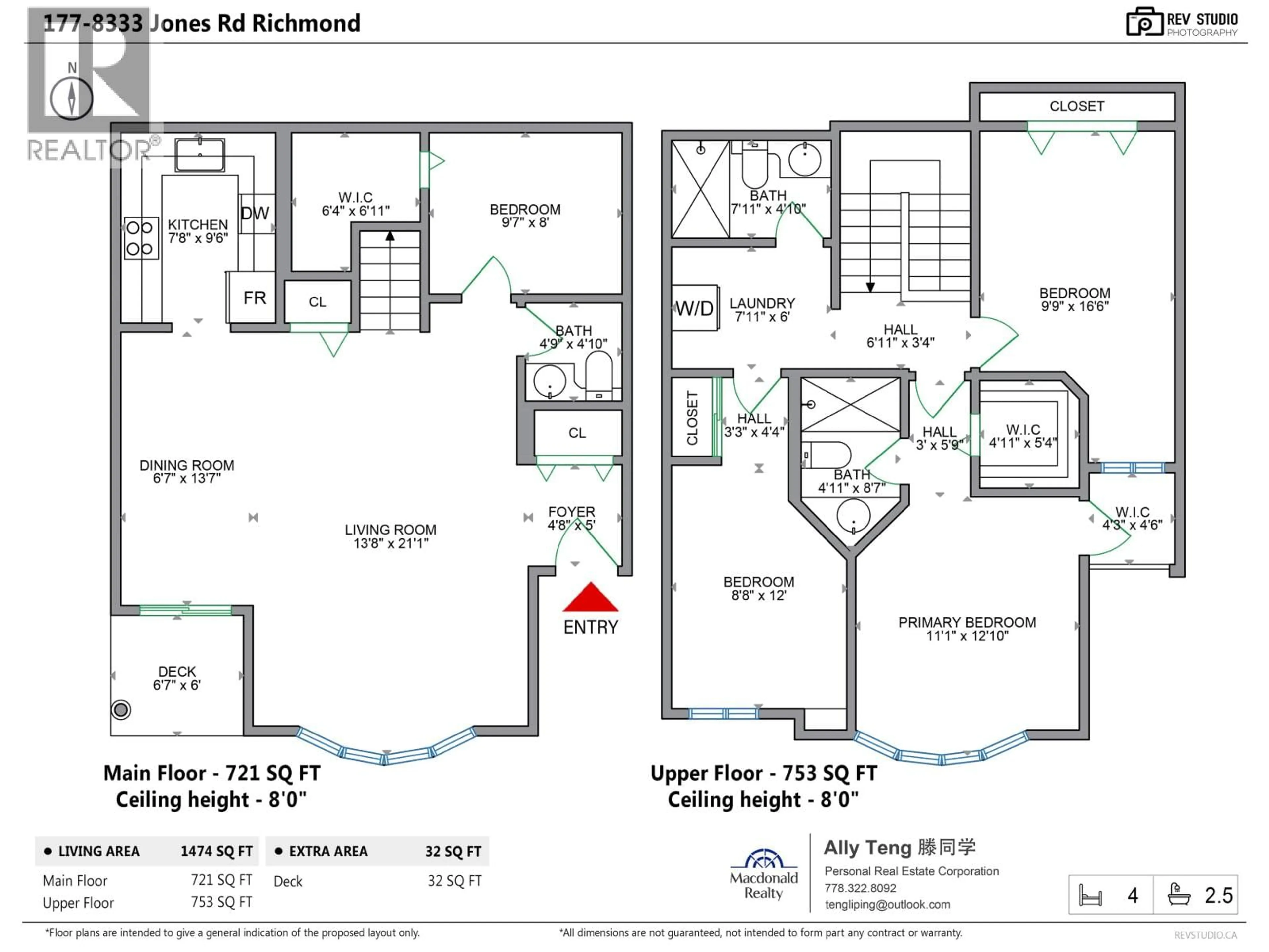 Floor plan for 177 - 8333 JONES ROAD, Richmond British Columbia V6Y3W9