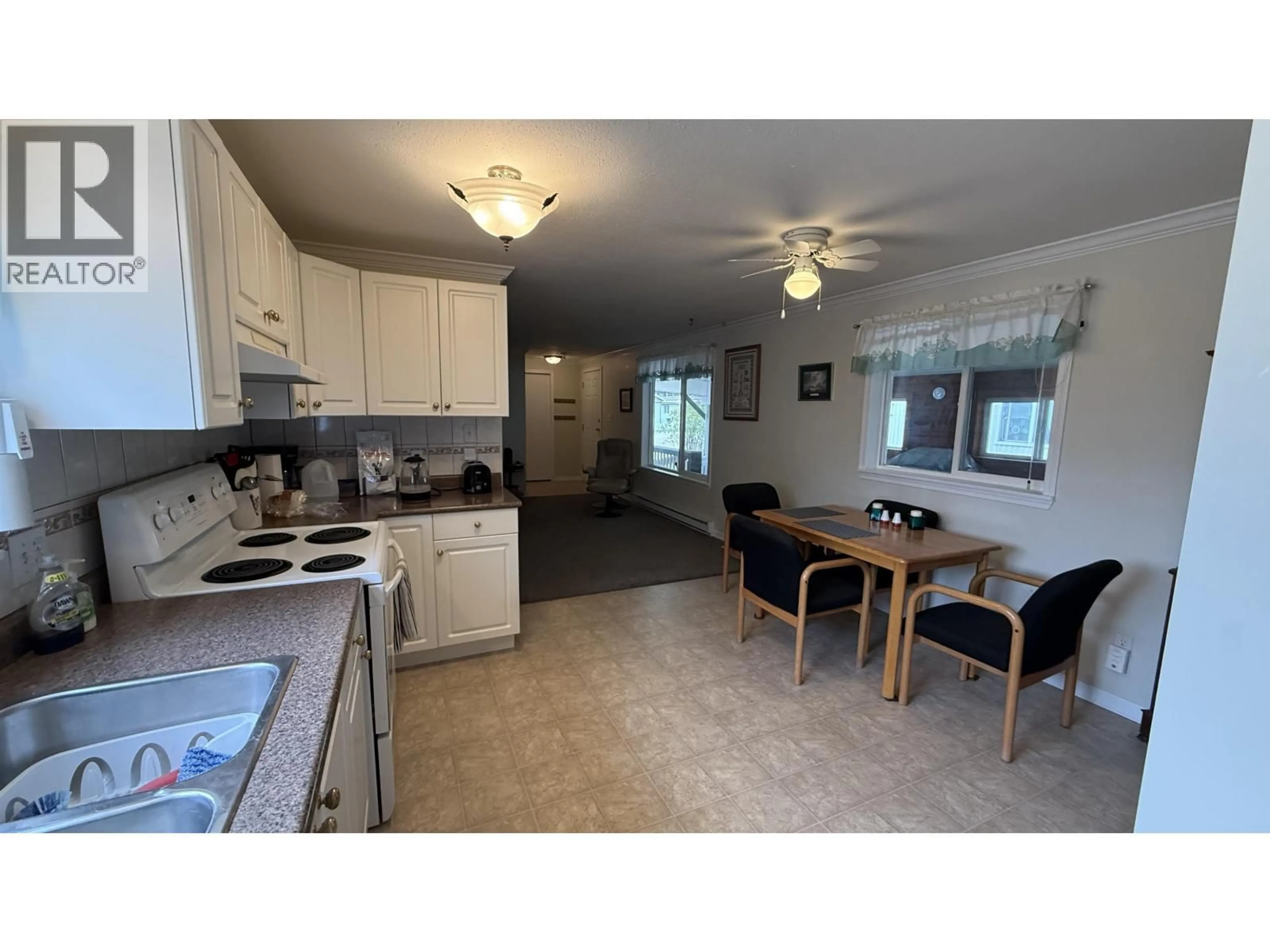 Standard kitchen, ceramic/tile floor for 47 - 375 HORSE LAKE ROAD, 100 Mile House British Columbia V0K2E0