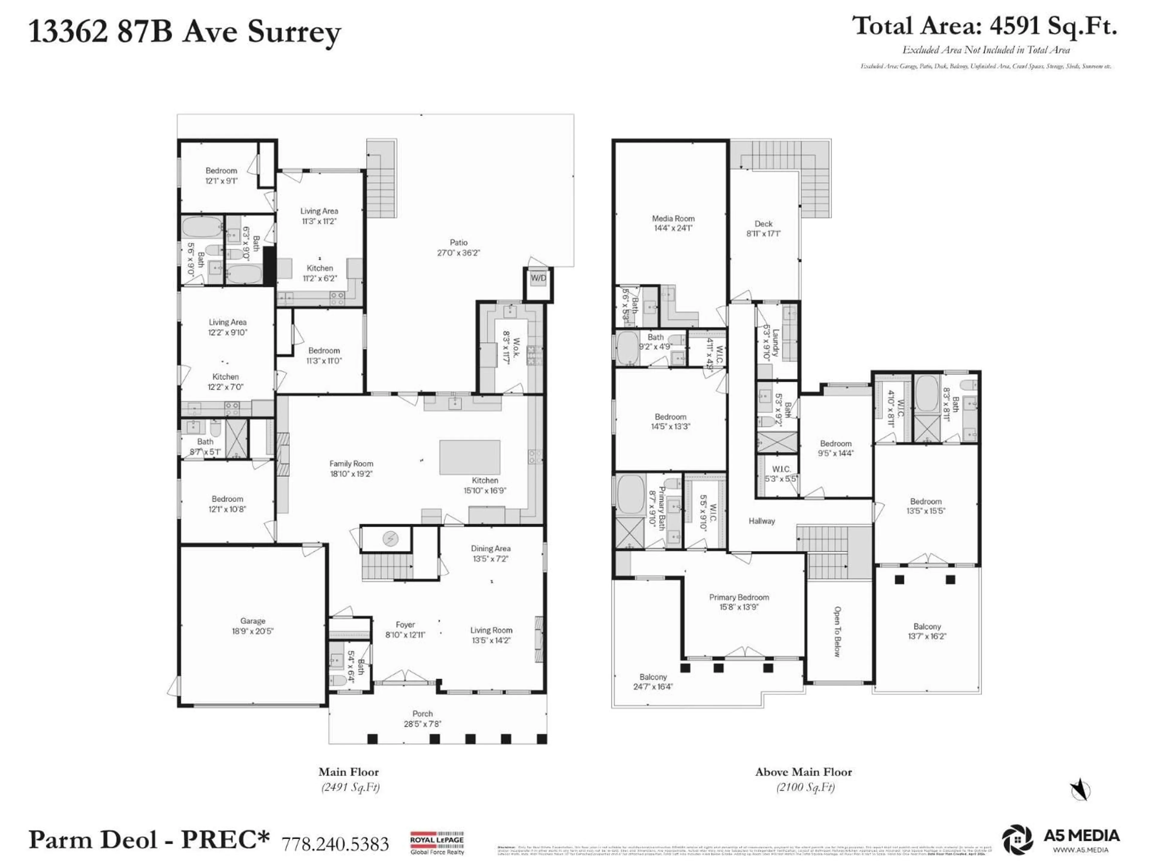 Floor plan for 13362 87B AVENUE, Surrey British Columbia V3W6C1