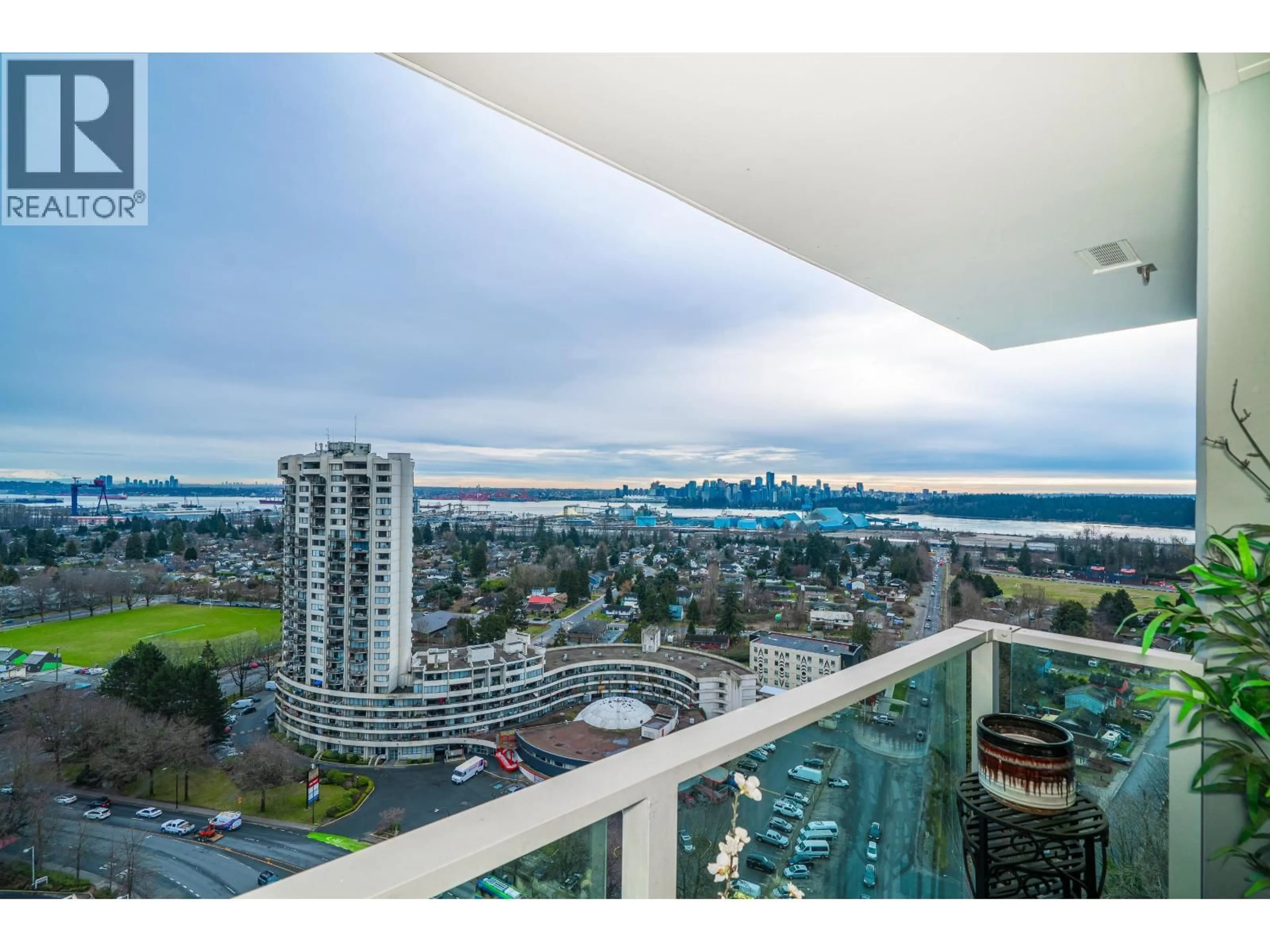 A pic from outside/outdoor area/front of a property/back of a property/a pic from drone, city buildings view from balcony for 2102 - 1632 LIONS GATE LANE, North Vancouver British Columbia V7P0E2