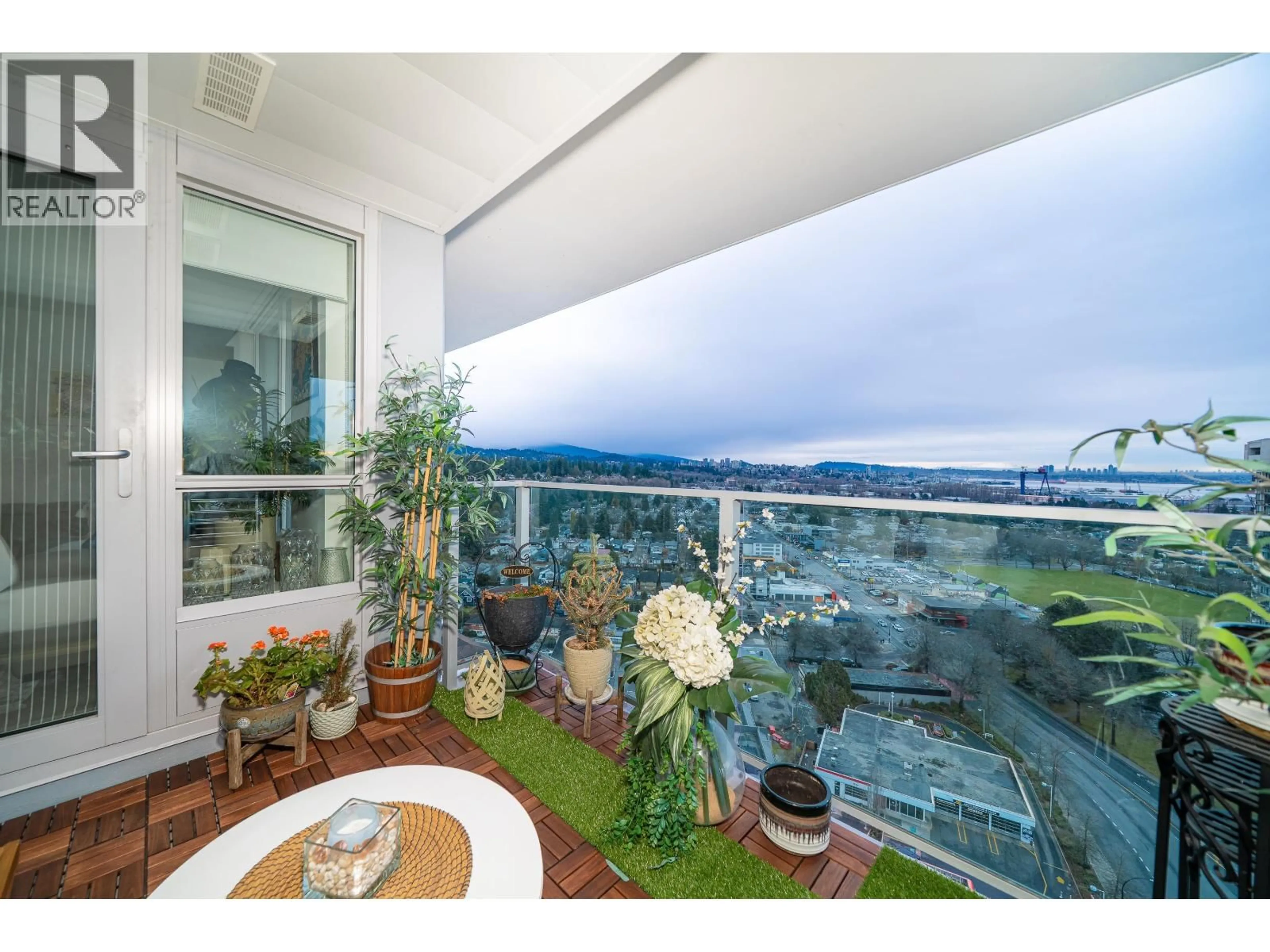 Balcony in the apartment, water/lake/river/ocean view for 2102 - 1632 LIONS GATE LANE, North Vancouver British Columbia V7P0E2
