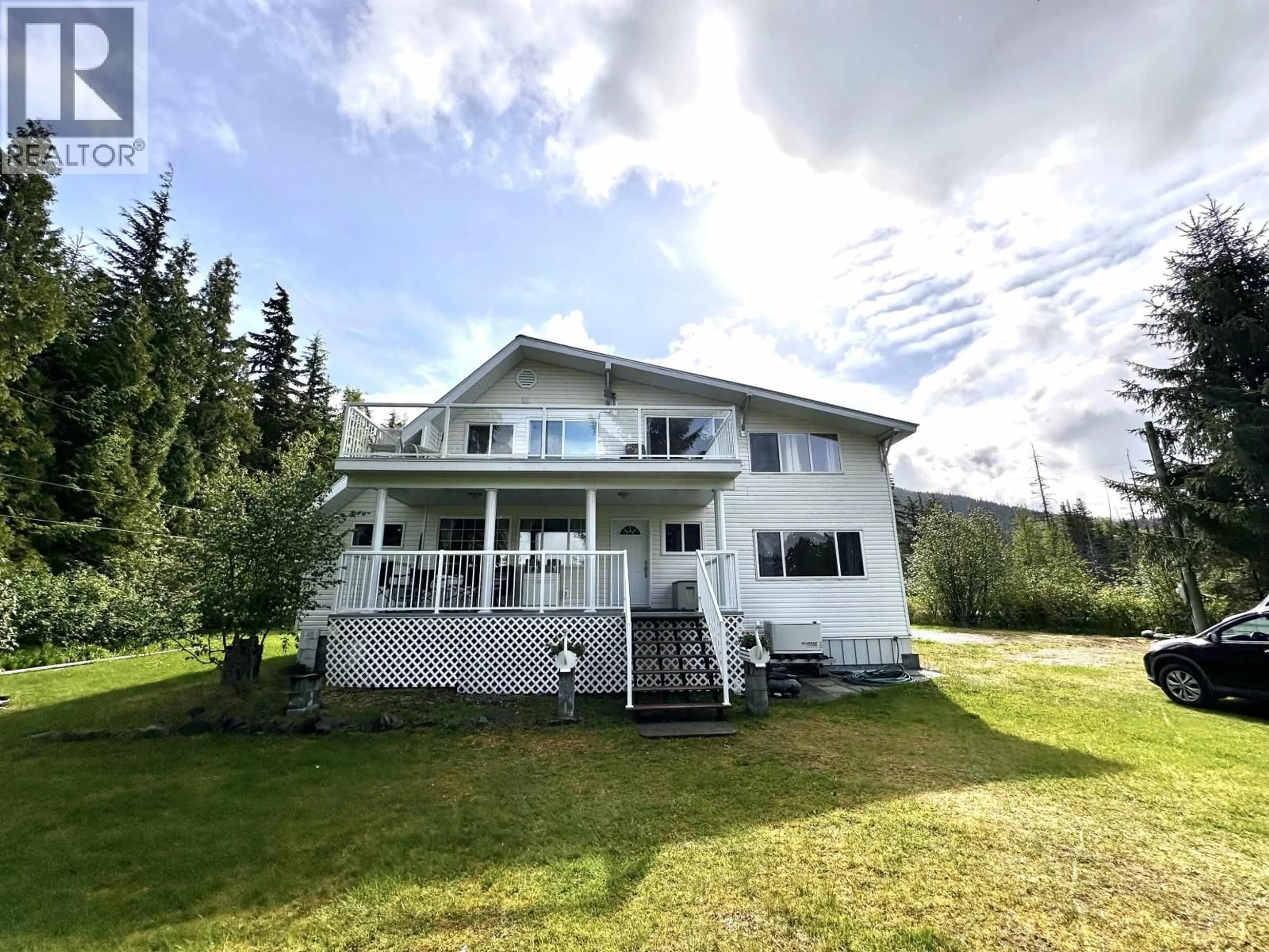 A pic from outside/outdoor area/front of a property/back of a property/a pic from drone, water/lake/river/ocean view for 2605 1ST AVENUE, Terrace British Columbia V8G0G2