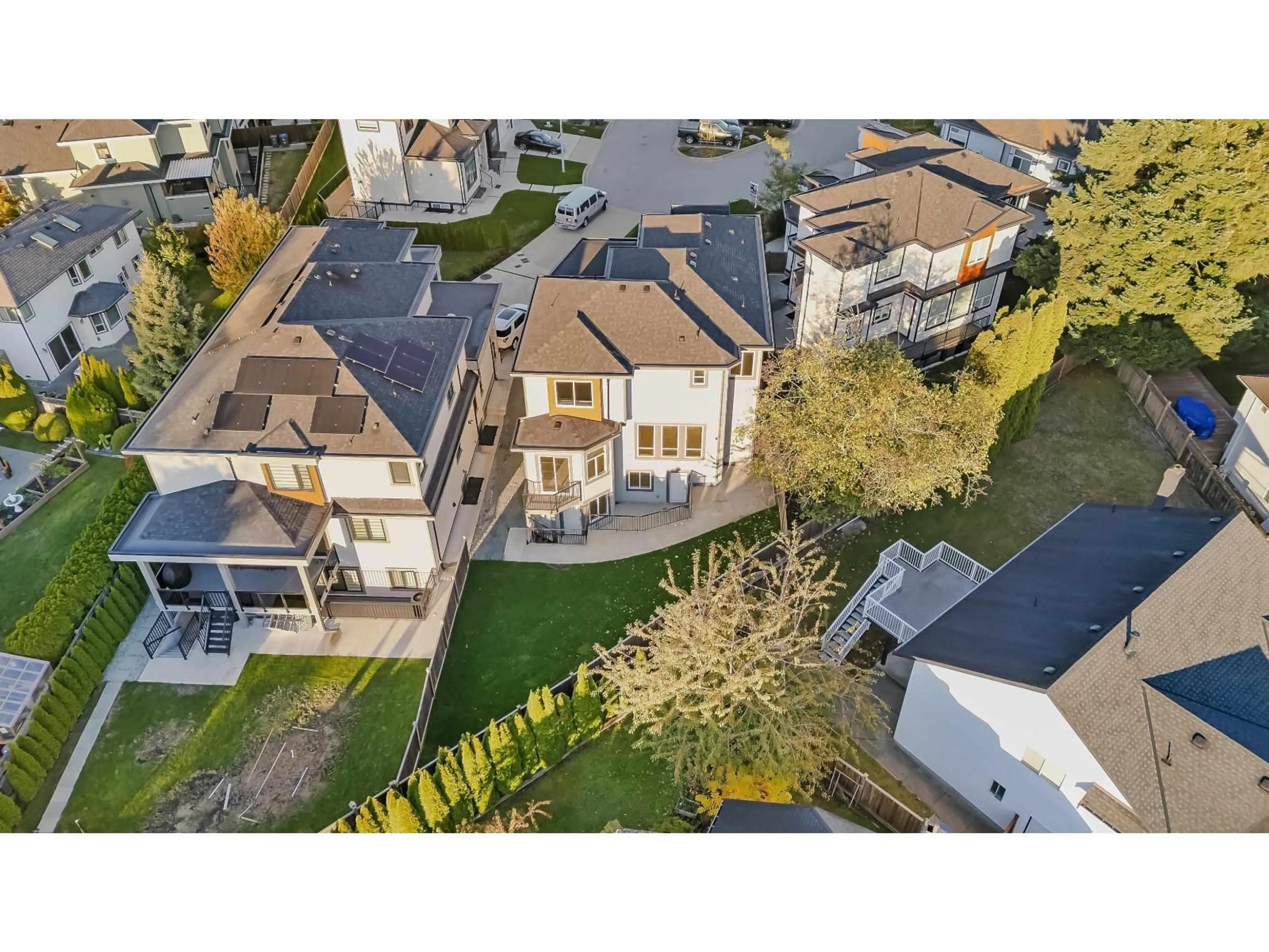 A pic from outside/outdoor area/front of a property/back of a property/a pic from drone, street for 18764 62A AVENUE, Surrey British Columbia V3S7V8