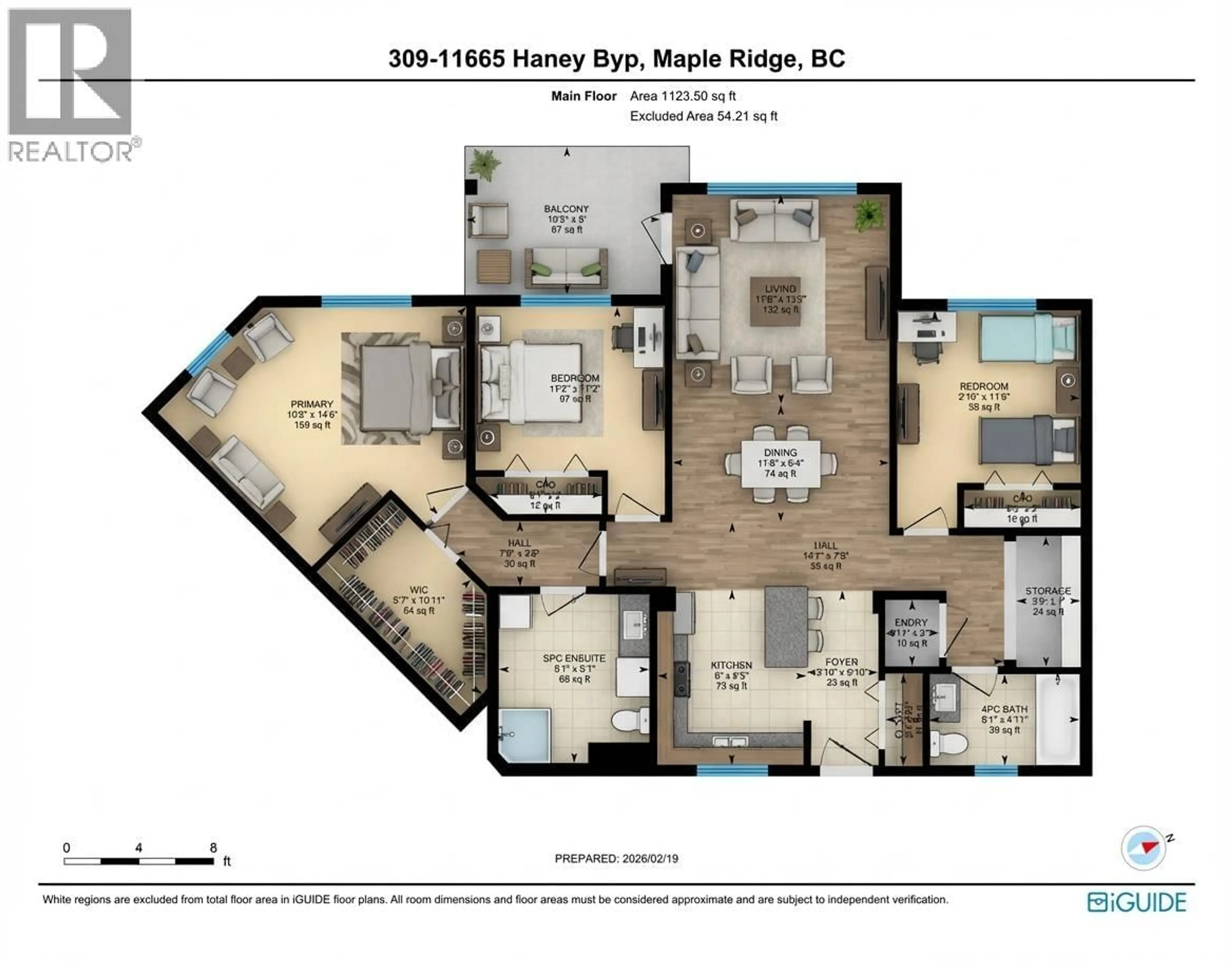 Floor plan for 309 - 11665 HANEY, Maple Ridge British Columbia V2X8W9