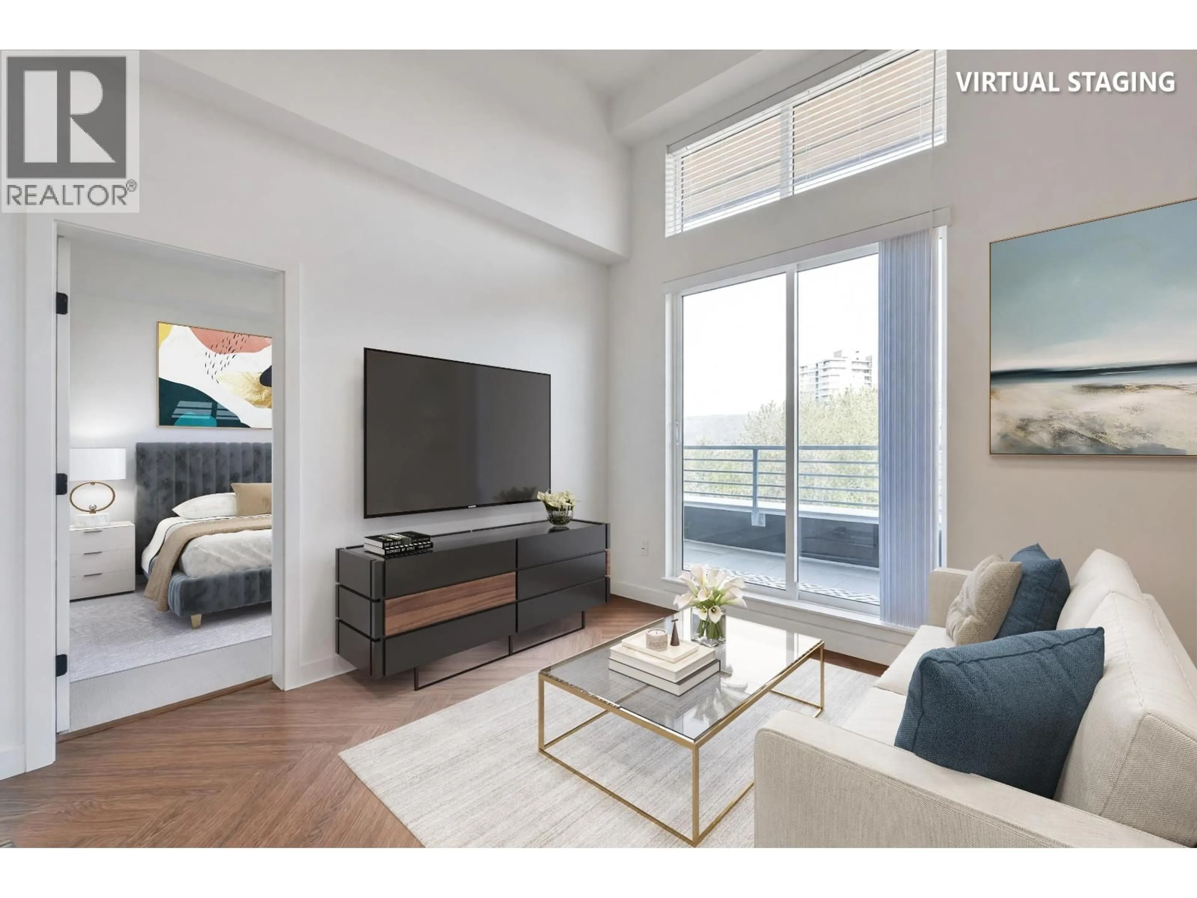 Living room with furniture, unknown for 608 - 3229 ST JOHNS STREET, Port Moody British Columbia V3H0M4