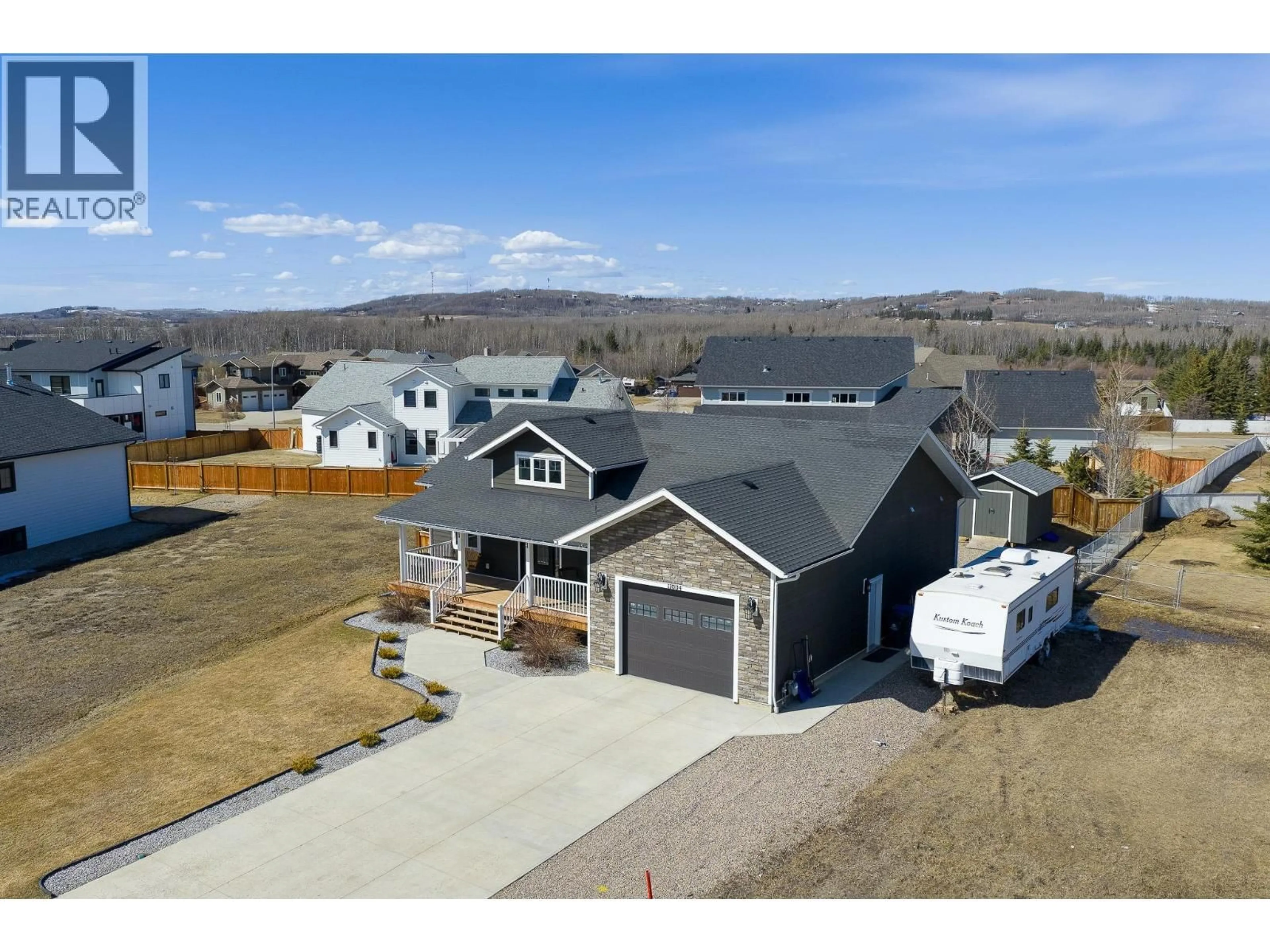 A pic from outside/outdoor area/front of a property/back of a property/a pic from drone, unknown for 11004 112 AVENUE, Fort St. John British Columbia V1J0R6